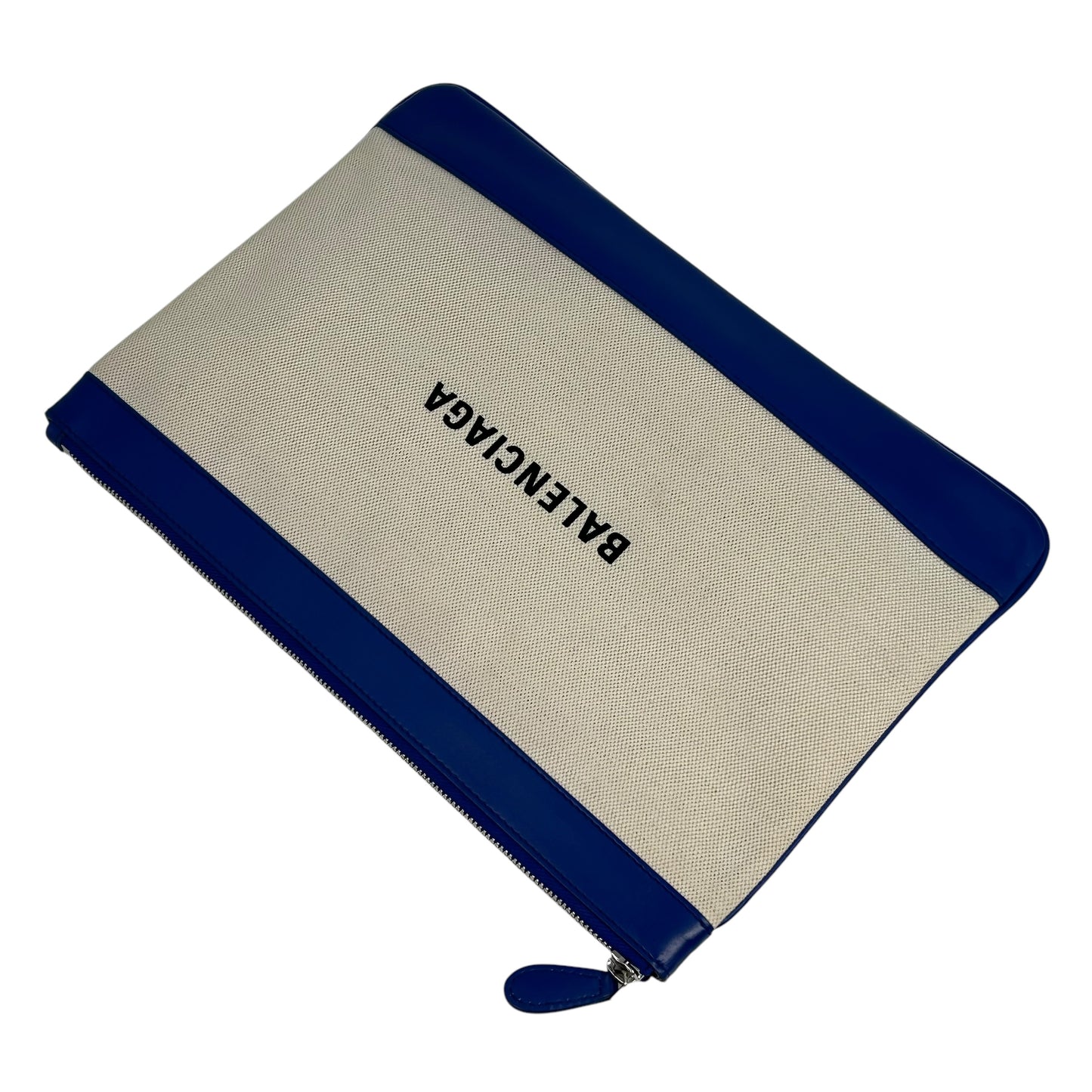 BALENCIAGA Canvas Clutch Bag
