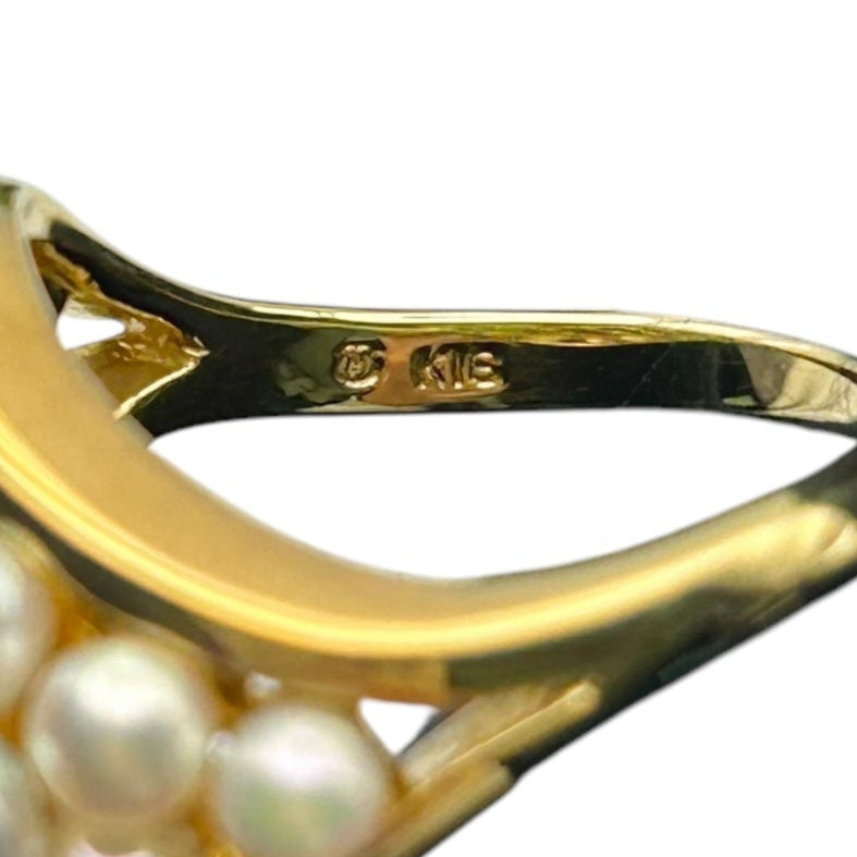 MIKIMOTO K18 Pearl Ring Jewelry
