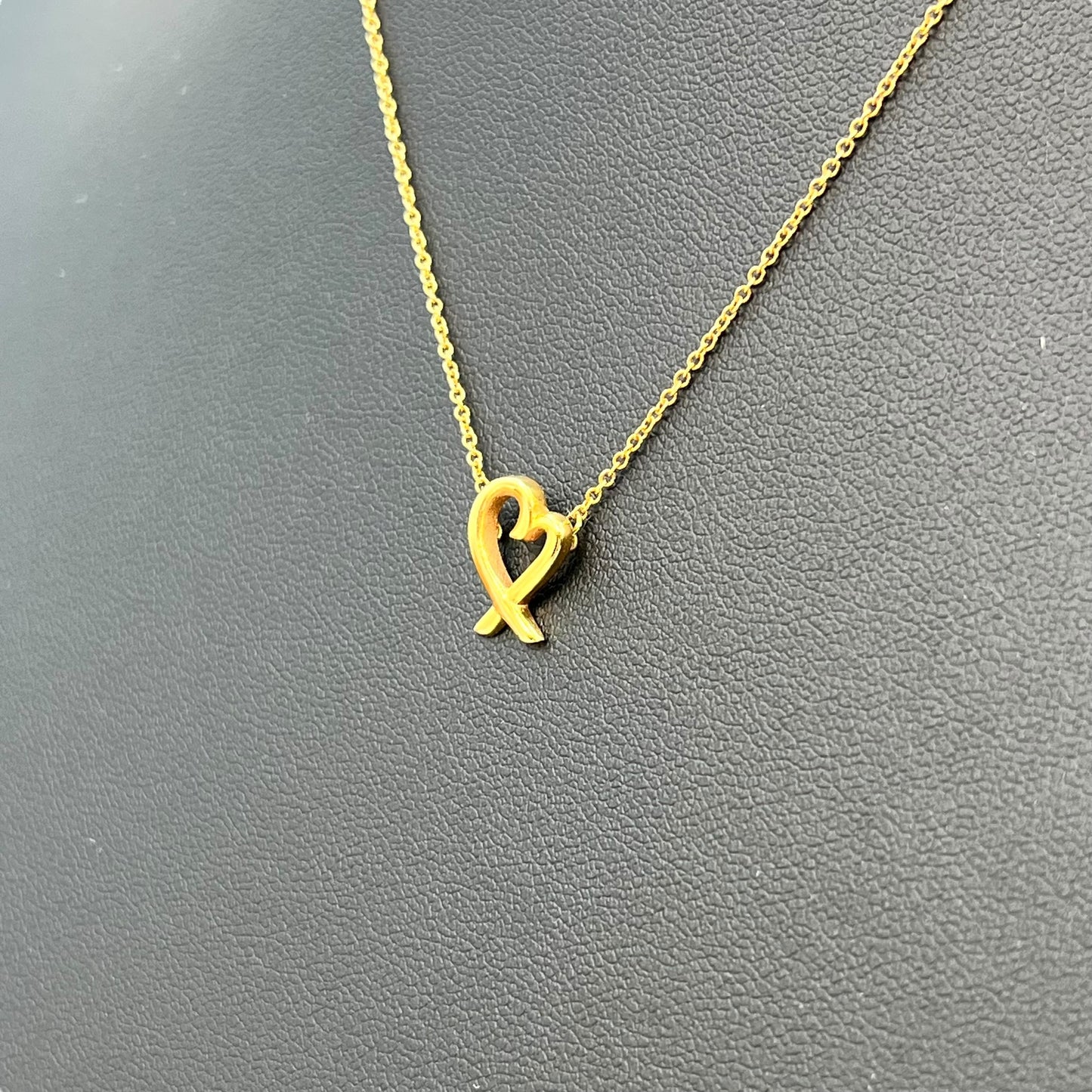 Tiffany Loving Heart Pendant Necklace