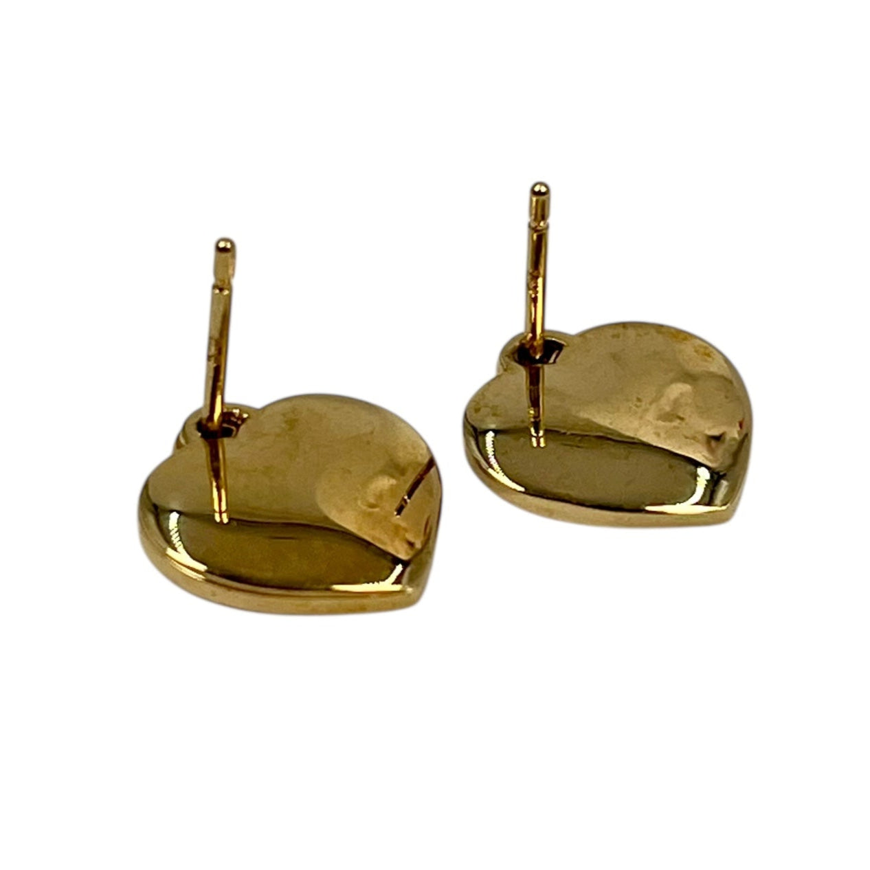 K18 Yellowgold Diamond Heart Earring