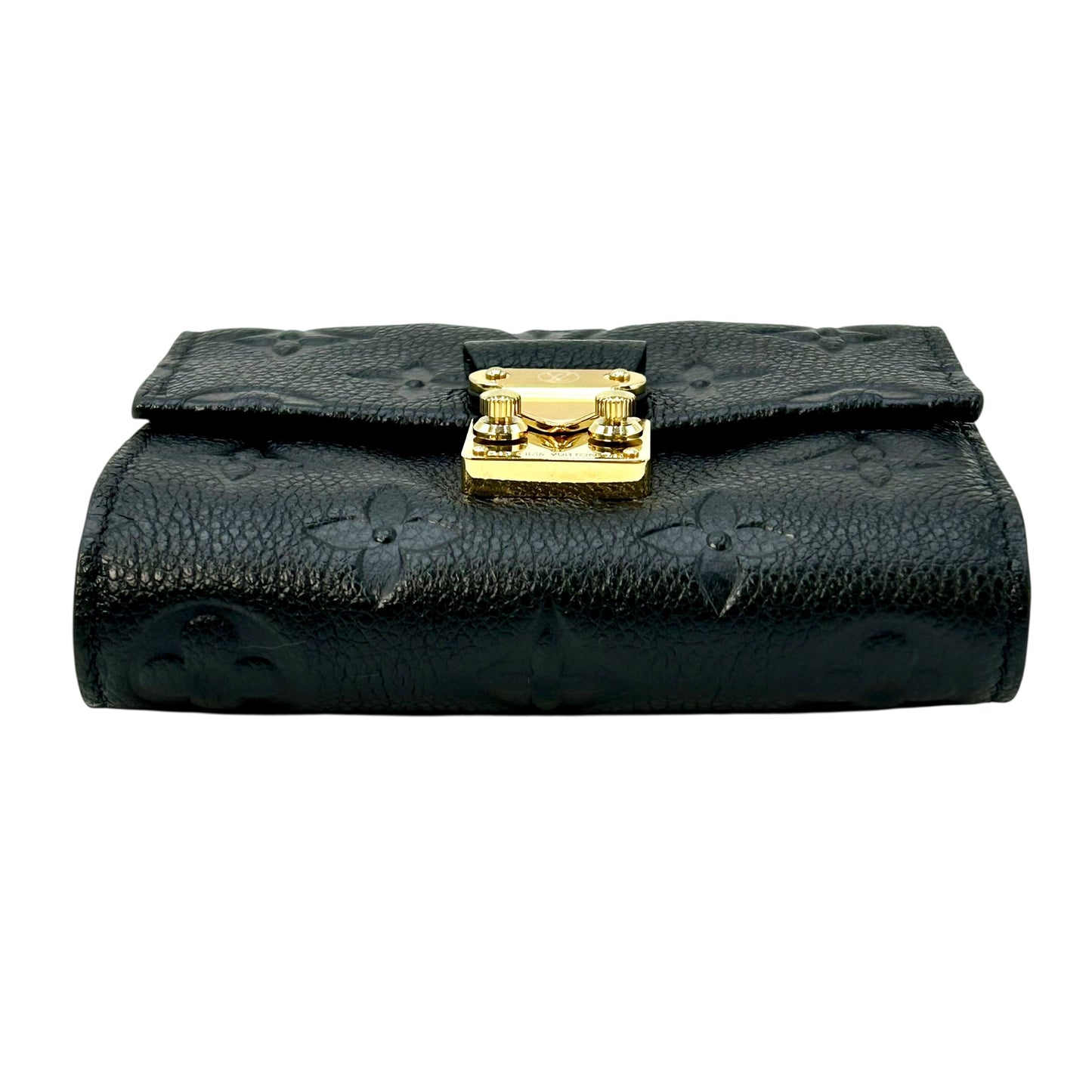Louis Vuitton Monogram Empreinte Portefeuille Metis Conpact Wallet - Noir