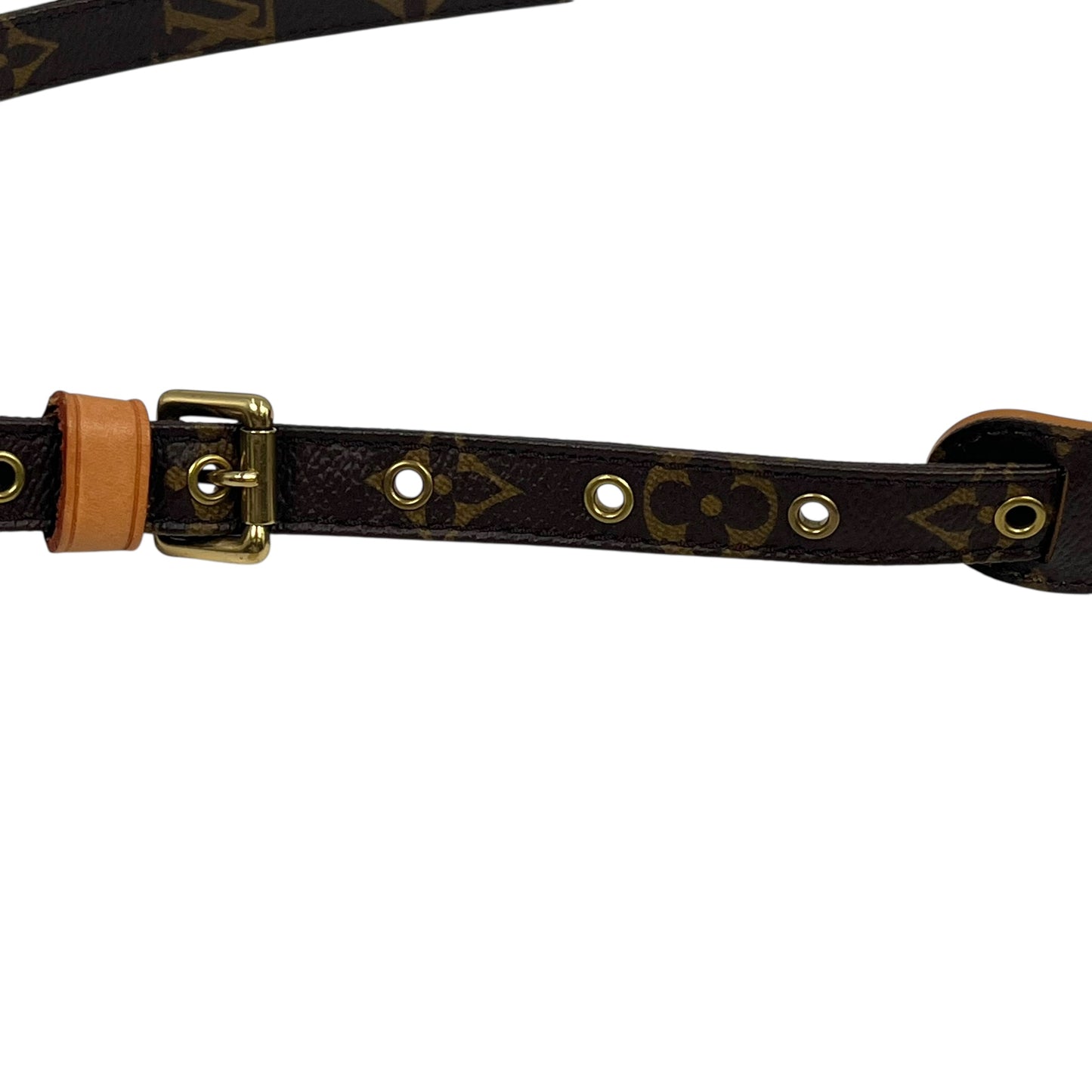 Louis Vuitton Monogram Canvas Leather Strap 101-118 cm