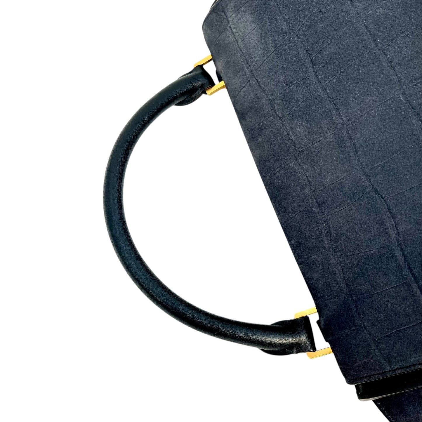 CELINE Trapeze Hand Bag - Navy Blue