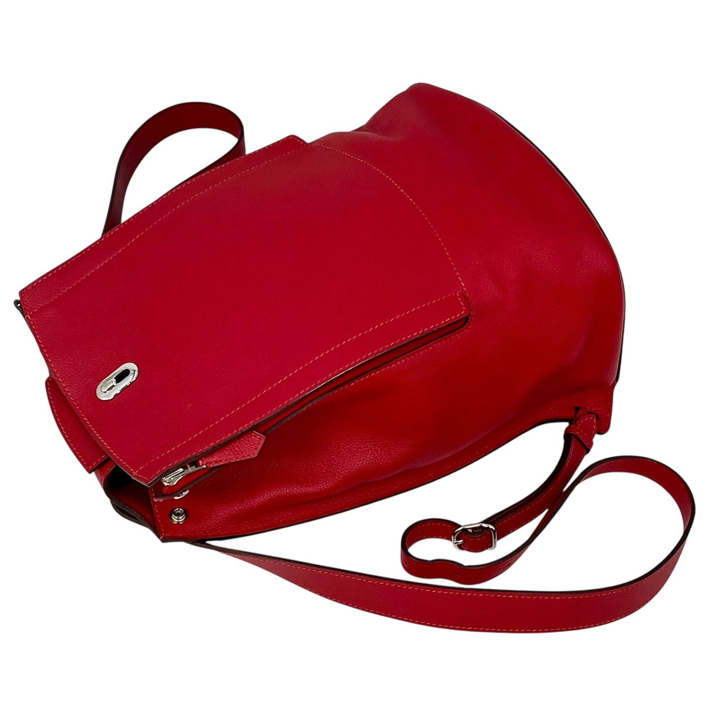 HERMES SacaDos GR24 Rouge Casaque Backpack - Red