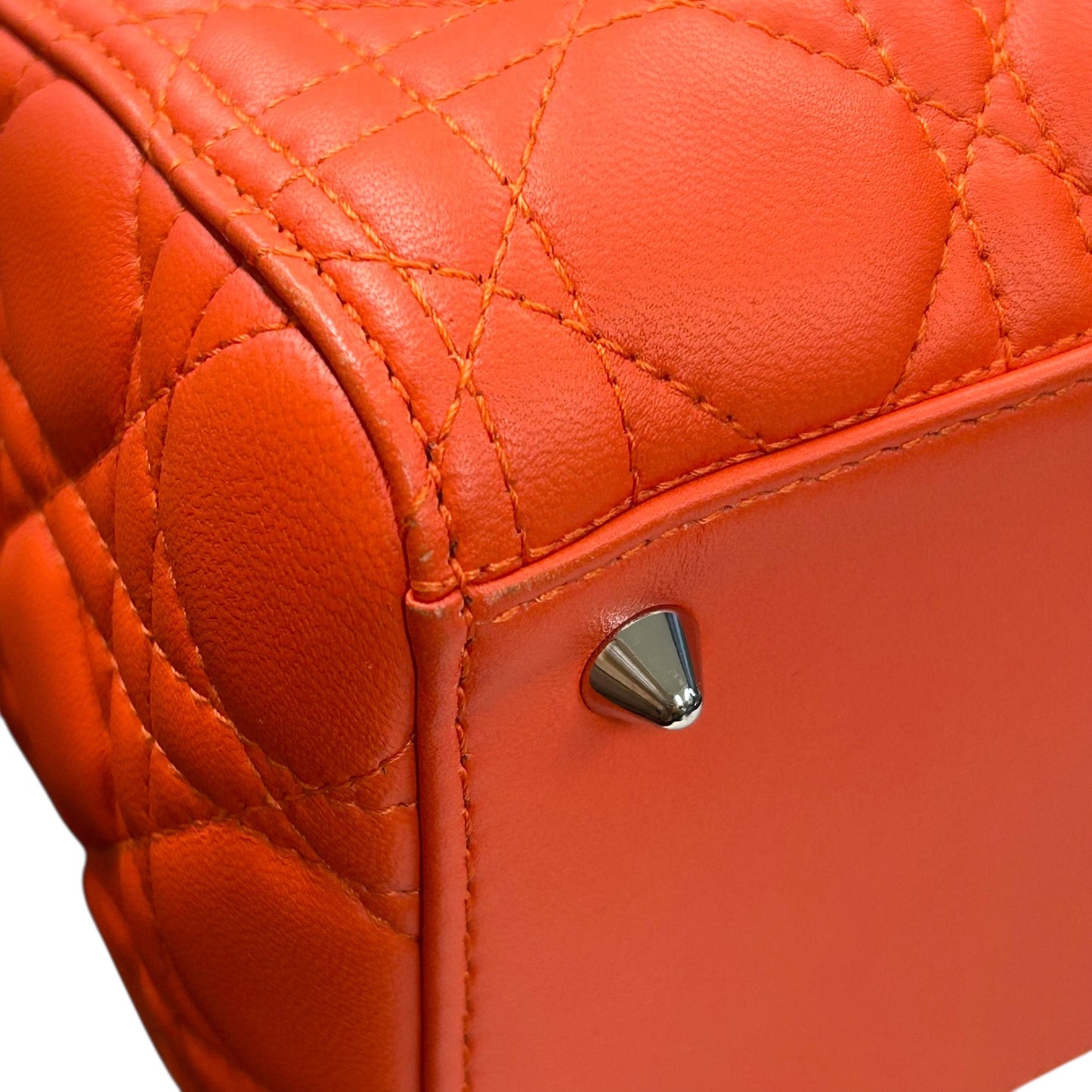 Dior Lady Dior 2way Bag - Orange