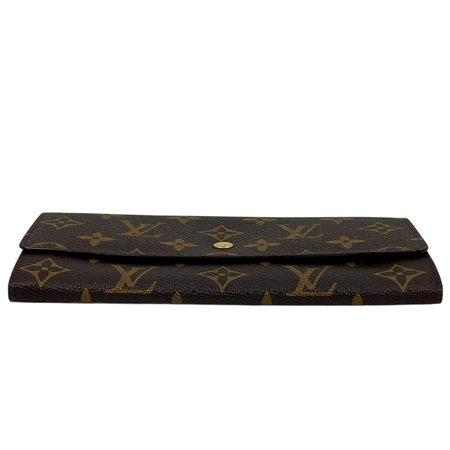 Louis Vuitton Monogram Portemonnaie Credit Bi-fold Long Wallet - Brown 31496