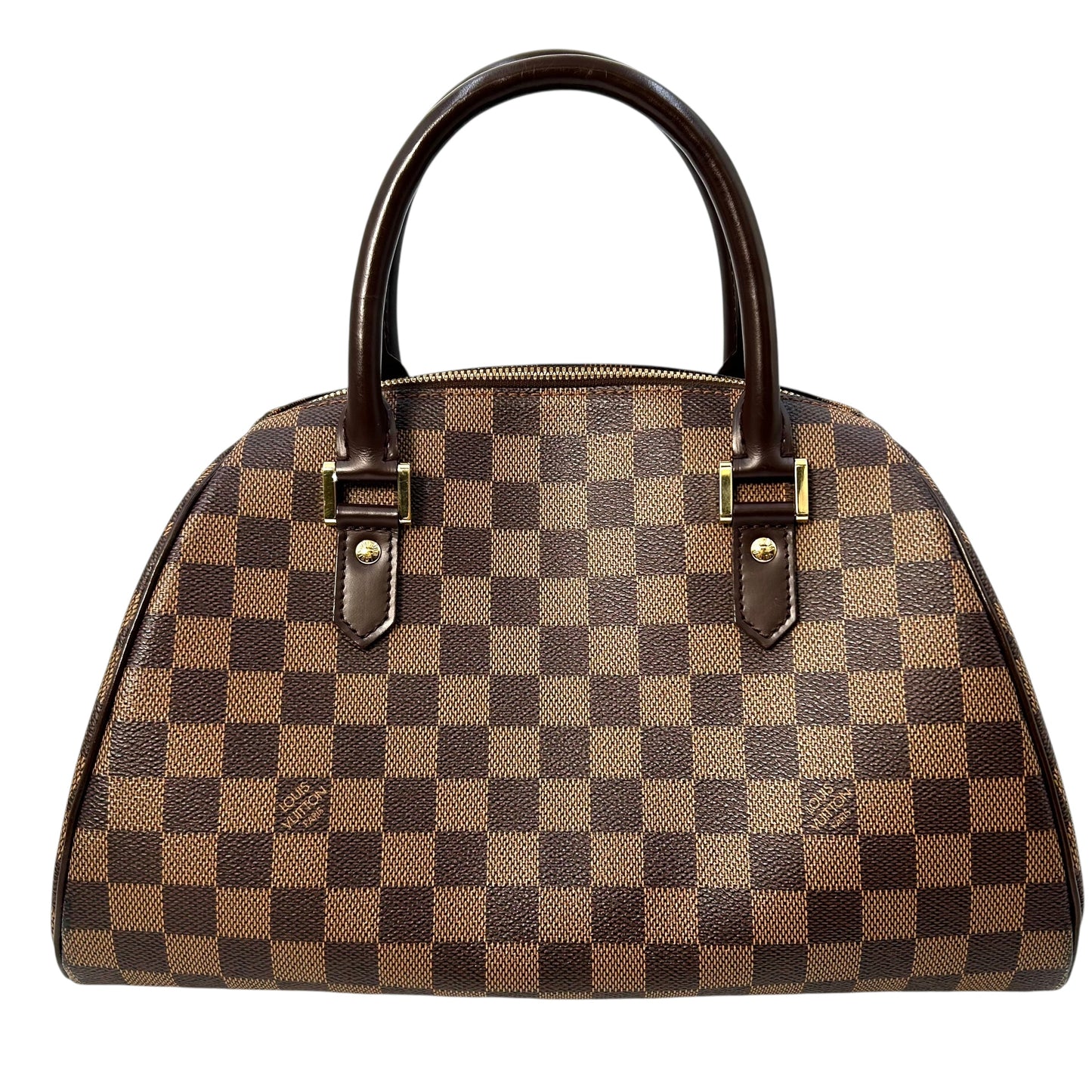 Louis Vuitton Damier Robera MM Hand Bag - Brown