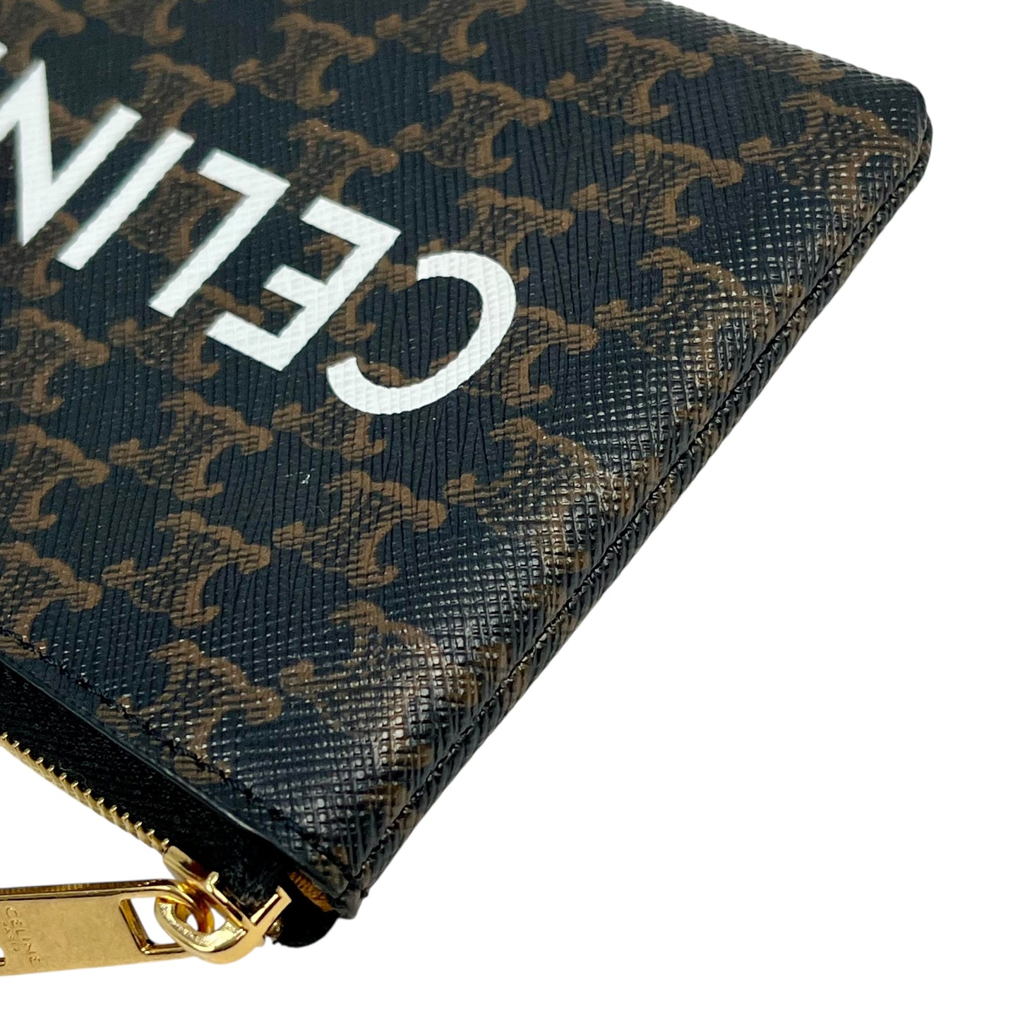 CELINE Triomphe Logo Coin Purse