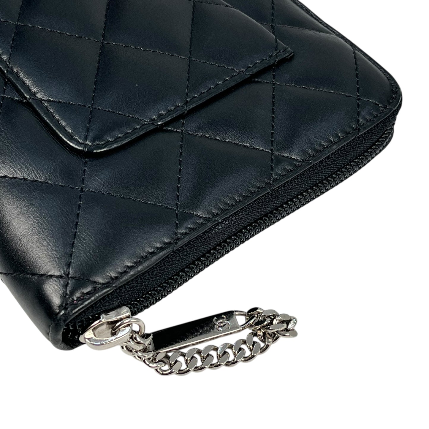 CHANEL CambonLine Long Wallet - Black