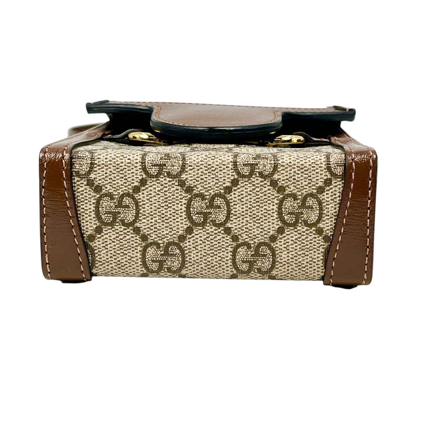 GUCCI GG Supreme Horsebit 1955 Mini Shoulder Bag