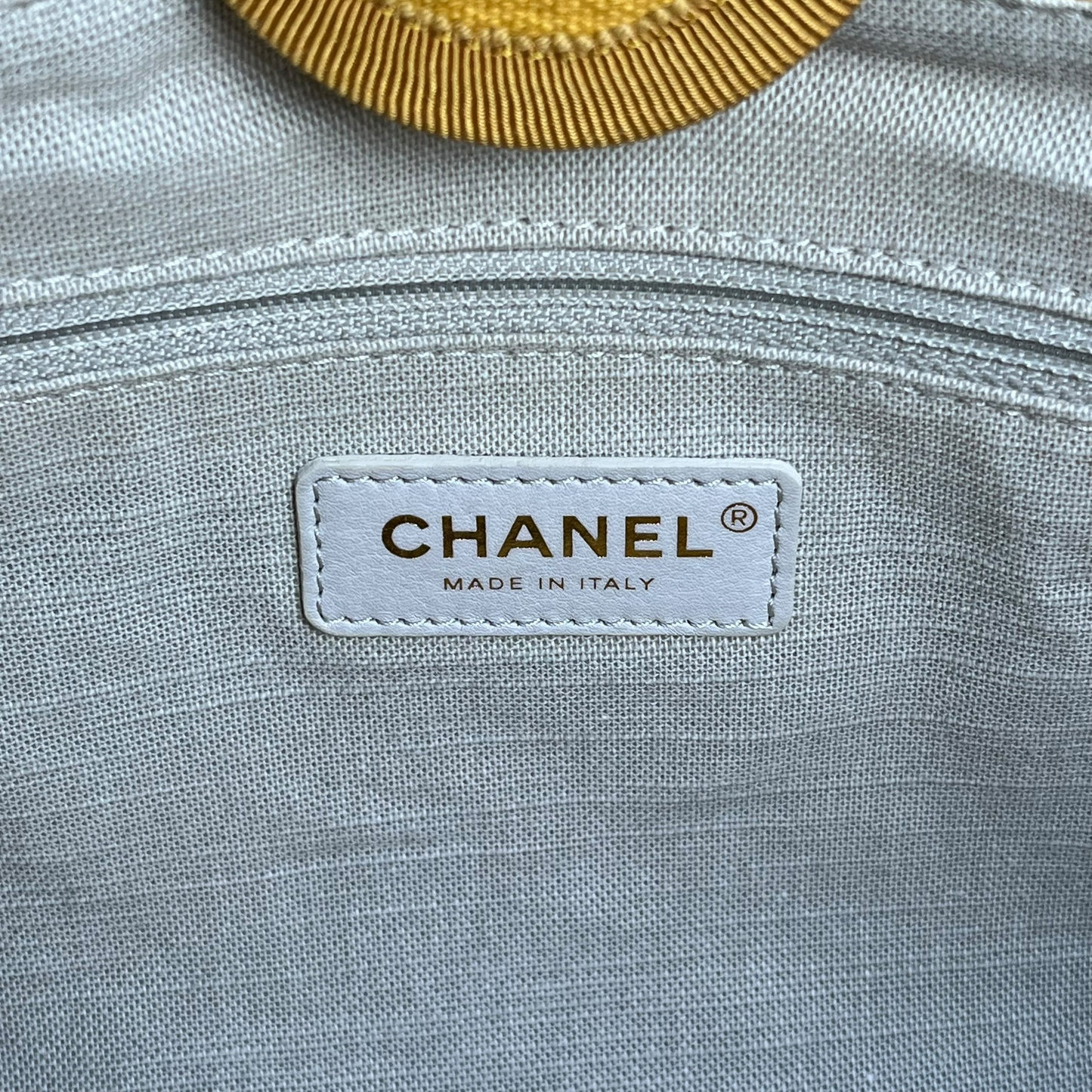 CHANEL Deauville Tote Bag - Yellow