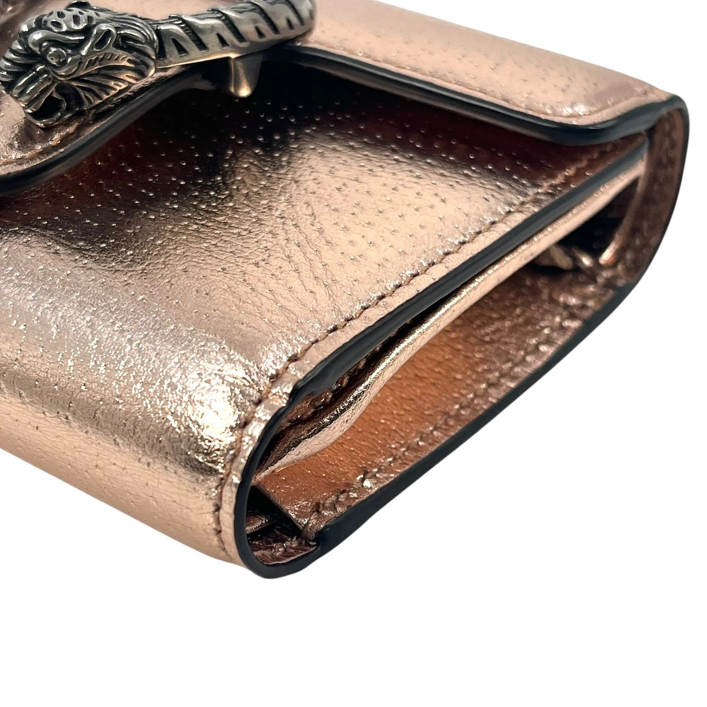 GUCCI Dionysus Compact Wallet - Pink Gold