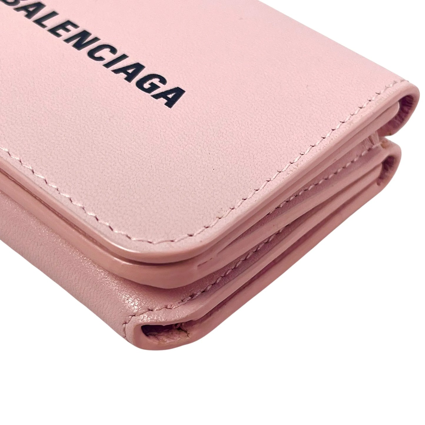 BALENCIAGA Mini Compact Wallet - Pink