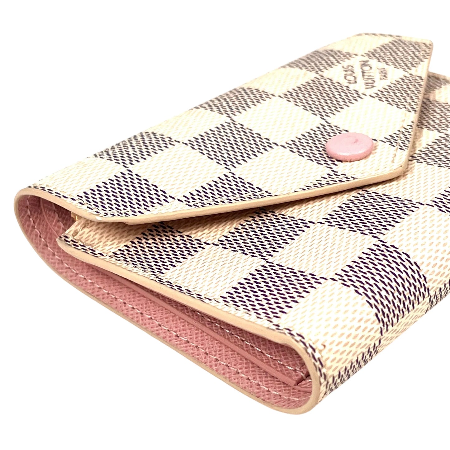 Louis Vuitton Damier Portefeuille VIctorine Compact Wallet - White