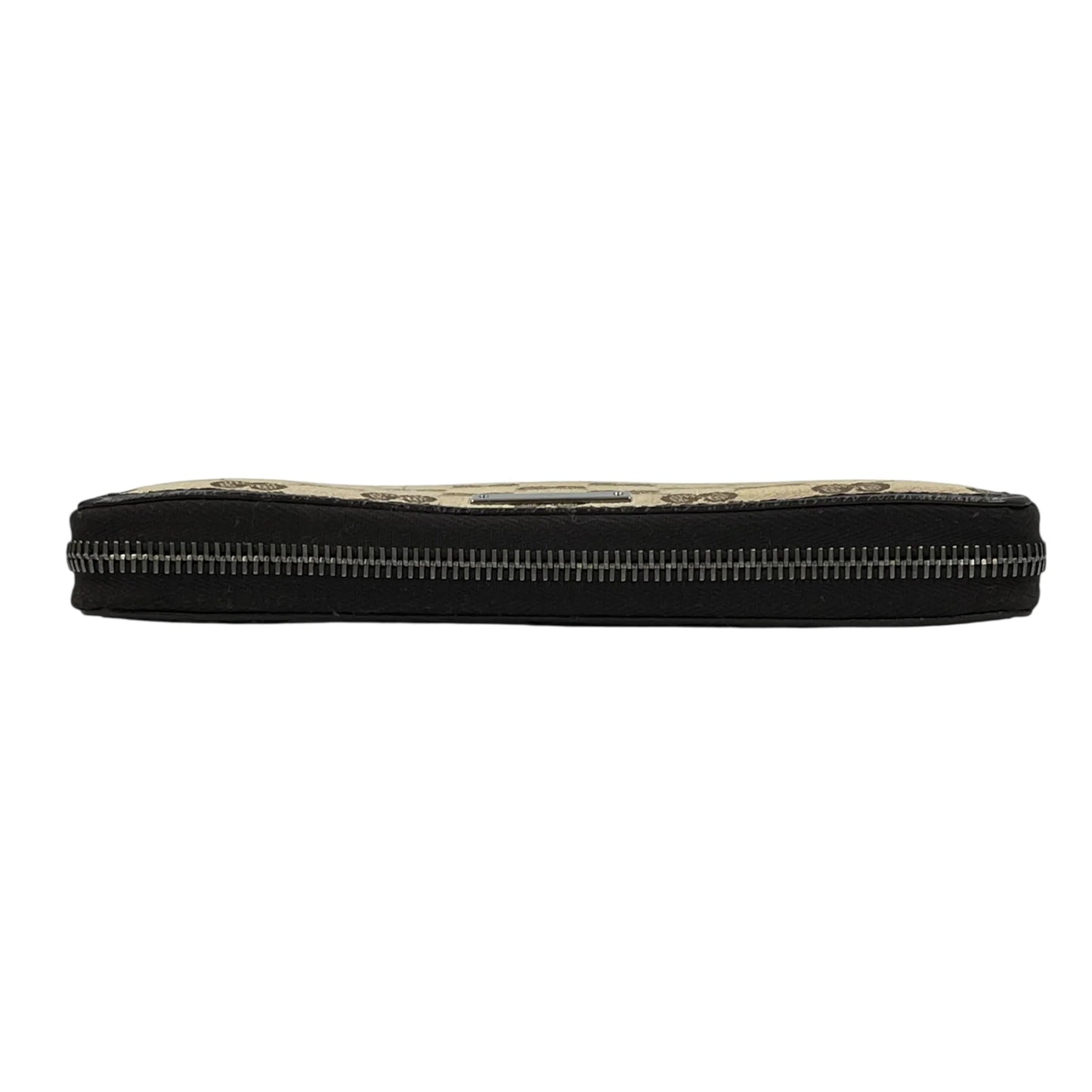 GUCCI Guccissima Round Zipper Long Wallet - Brown
