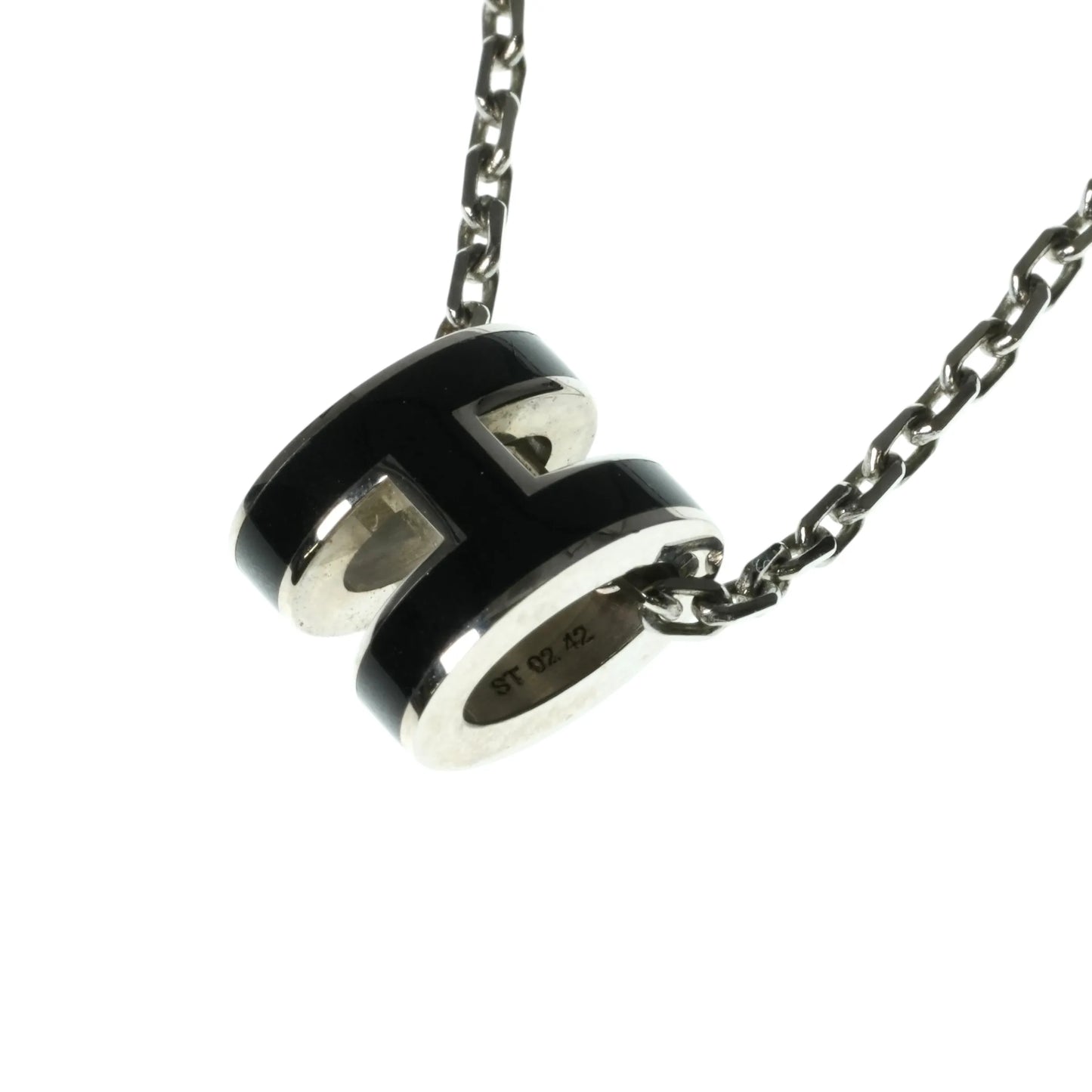 Hermès Mini Pop Ash Necklace Black