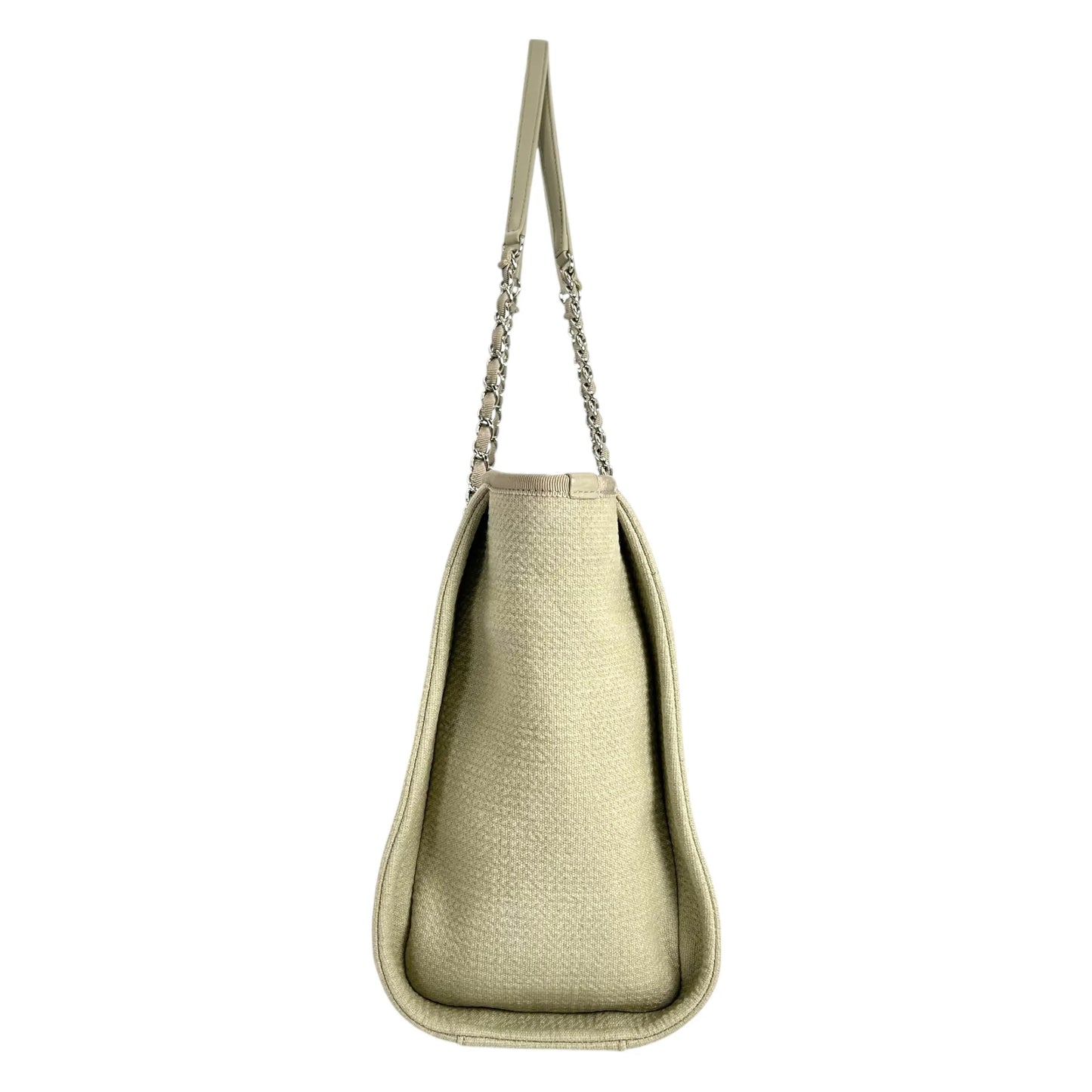 CHANEL Deauville Tote Bag - Cream Beige