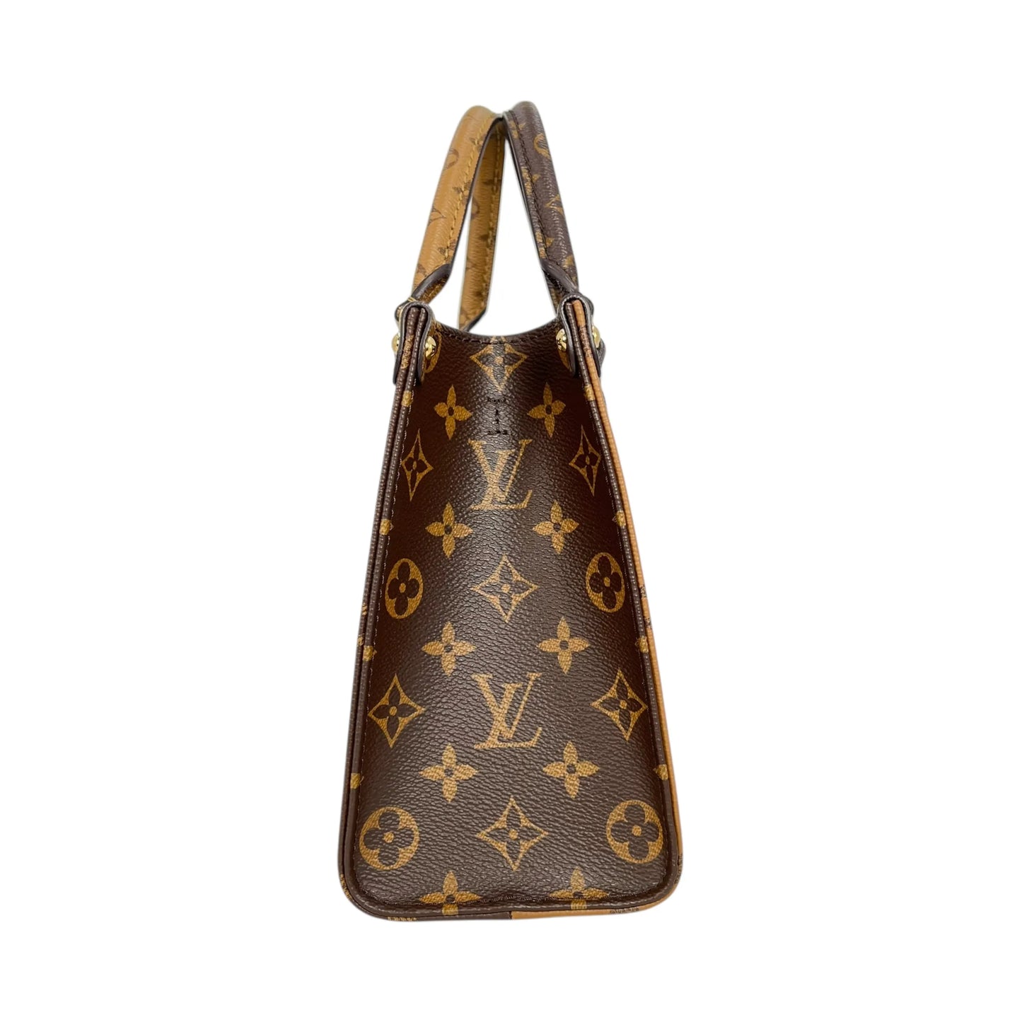 Louis Vuitton Gaint Monogram On The Go PM Hand Bag - Brown - M46373