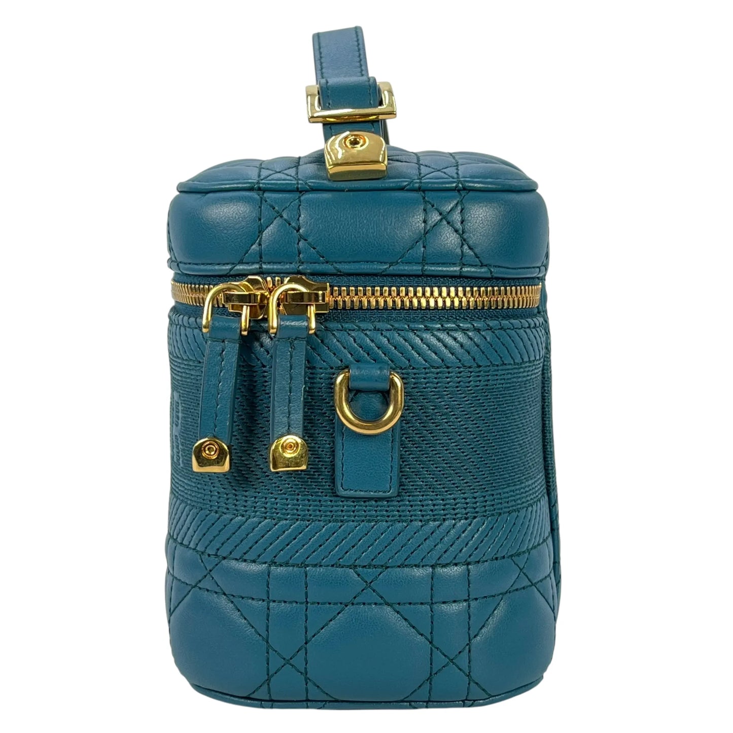Dior Small Travel Vanity Hand Bag Shoulder Bag - Blue