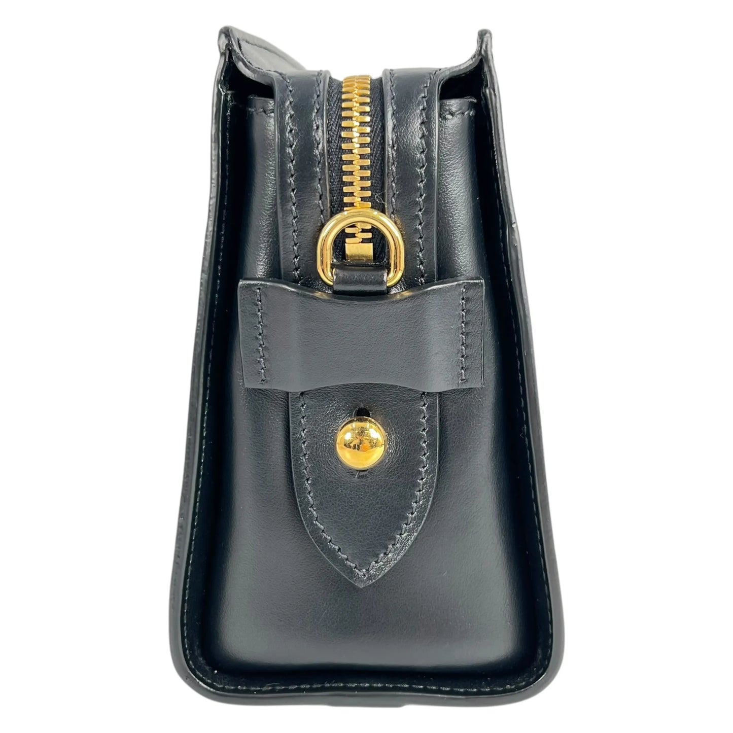 PRADA Esplanade Saffiano Leather Shoulder Bag - Black