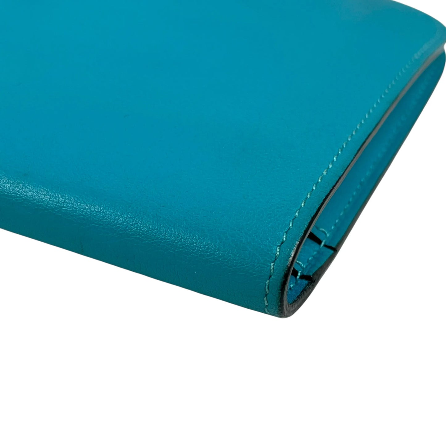 Hermes Dogon GM Bi-Fold Long Wallet - Turquoise