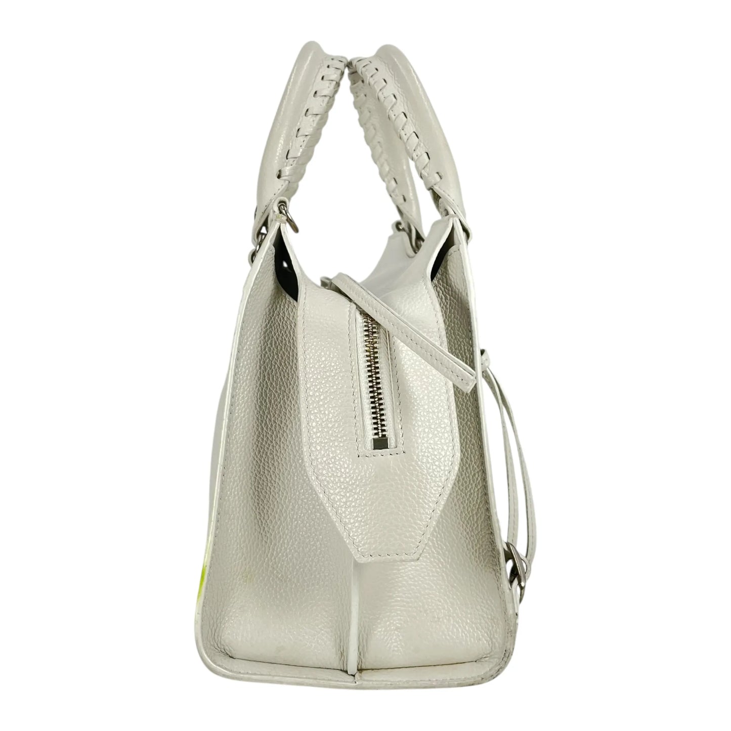 Balenciaga Neo Classic City Hand Bag - White