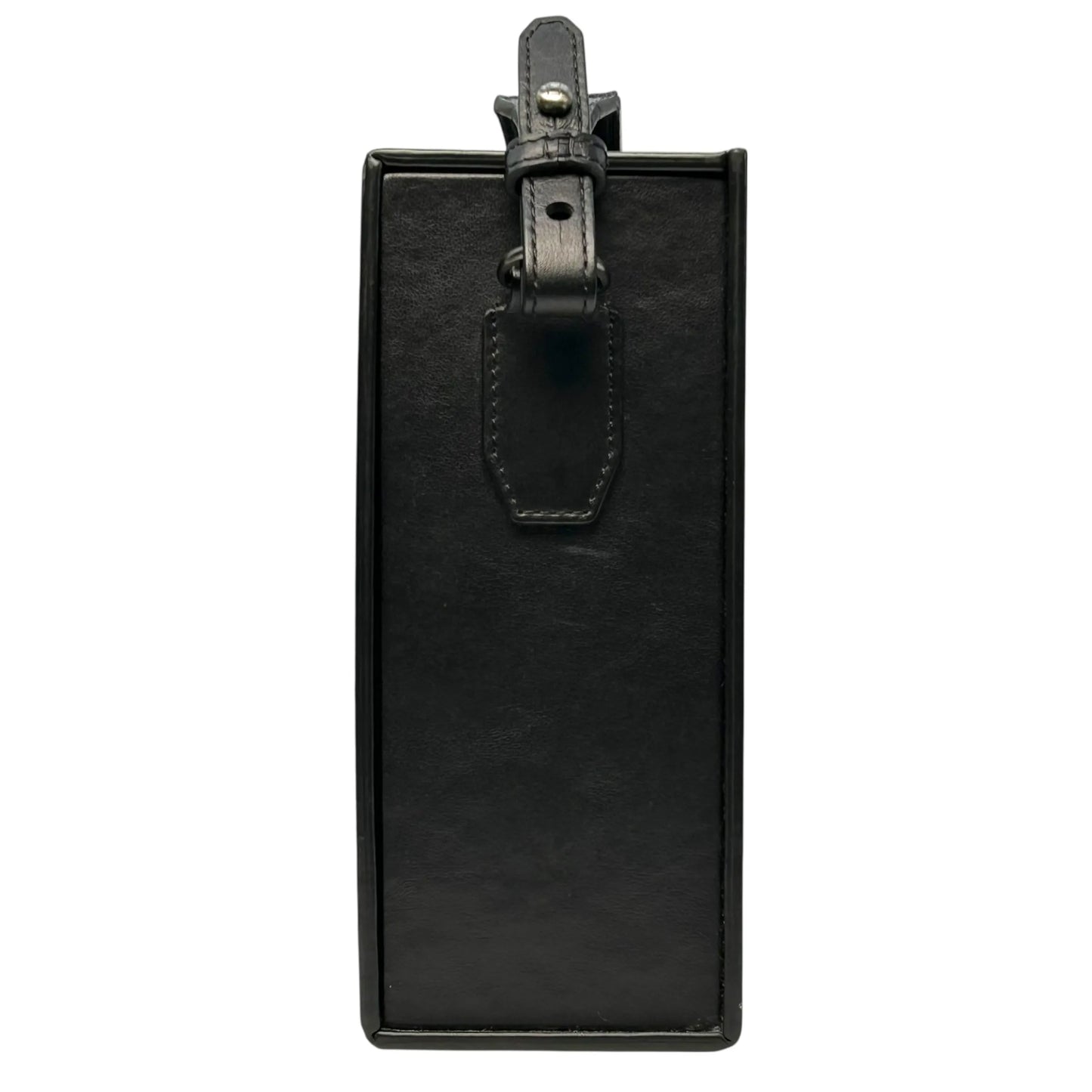 Fendi Roma Vertical Box Shoulder Bag - Black