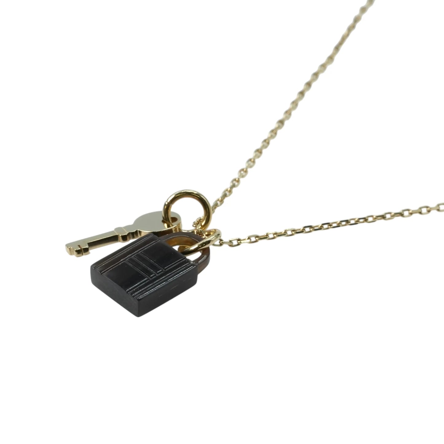 Hermès Amulettes Padlock PM Necklace - Gold Plated