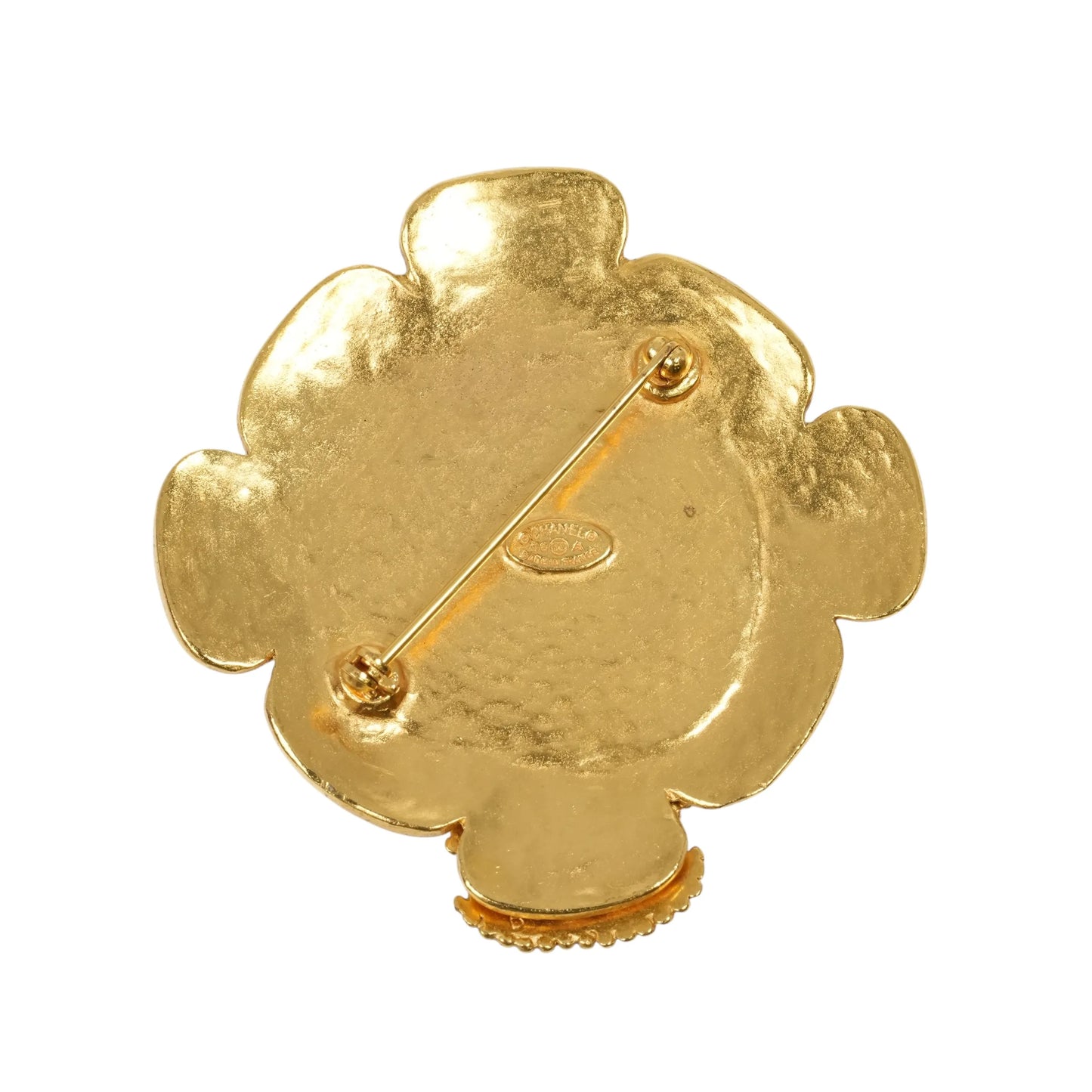 CHANEL Fake Pearl Brooch 96A - White Gold