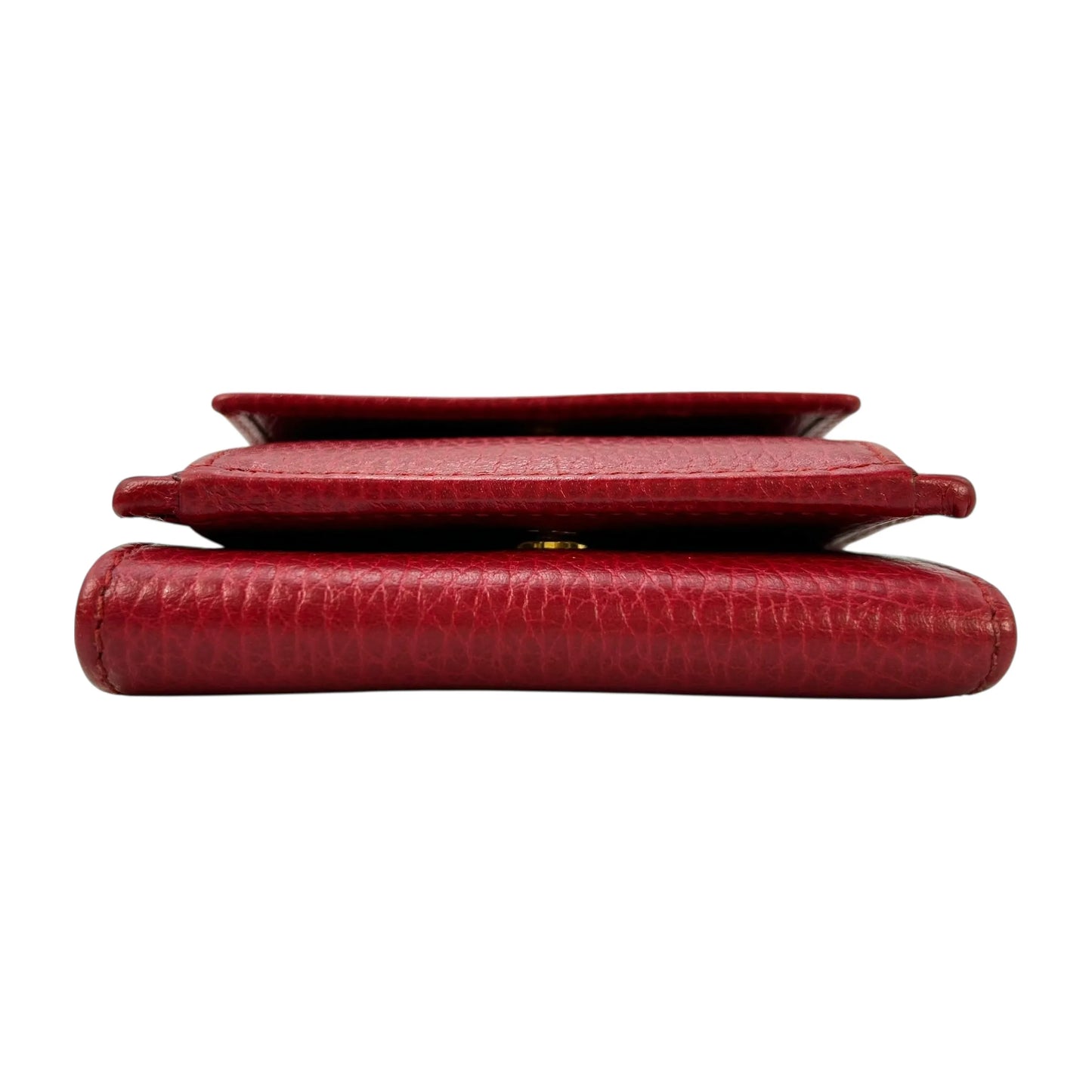GUCCI GG Marmont Compact Wallet - Red