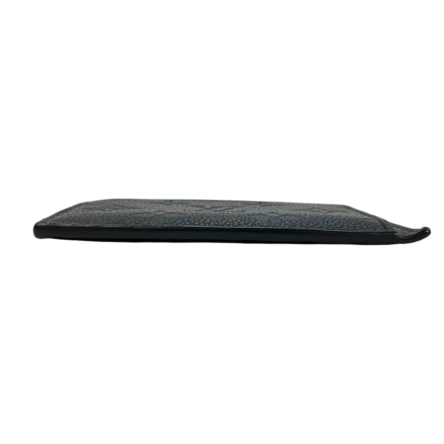 Louis Vuitton Monogram Empreinte Porte Cartes Card Case - Black