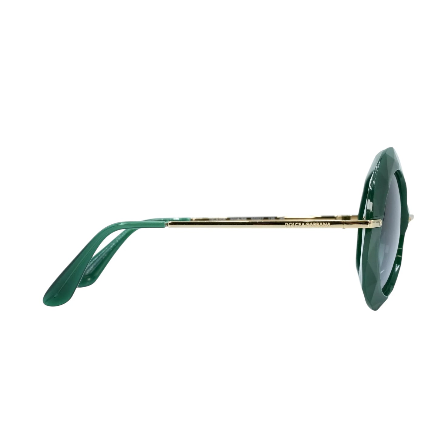 DOLCE&GABBANA Round Sunglasses - Green - 33964