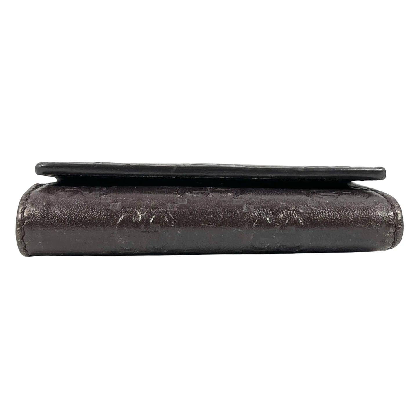 GUCCI Guccissima Key Case - Darkbrown
