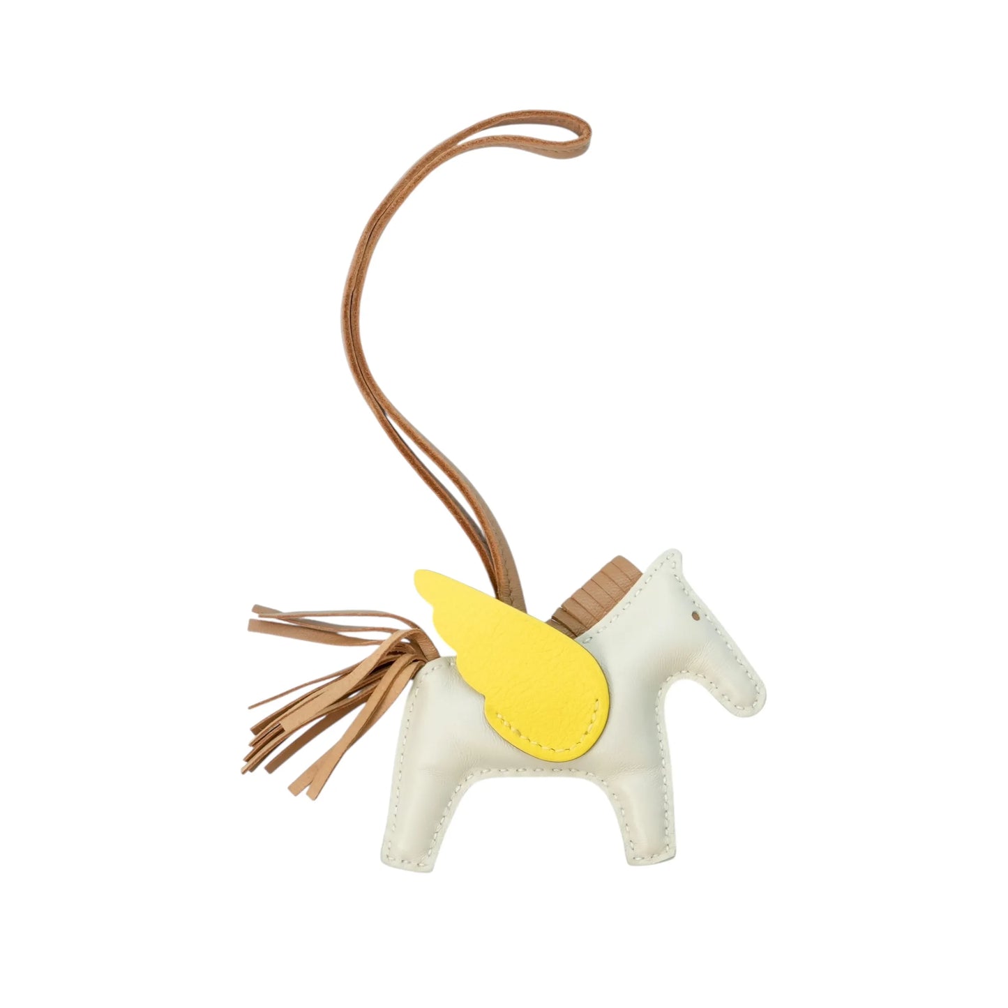 Hermès Rodeo Horse Charm PM Accessories - Cream×Yellow