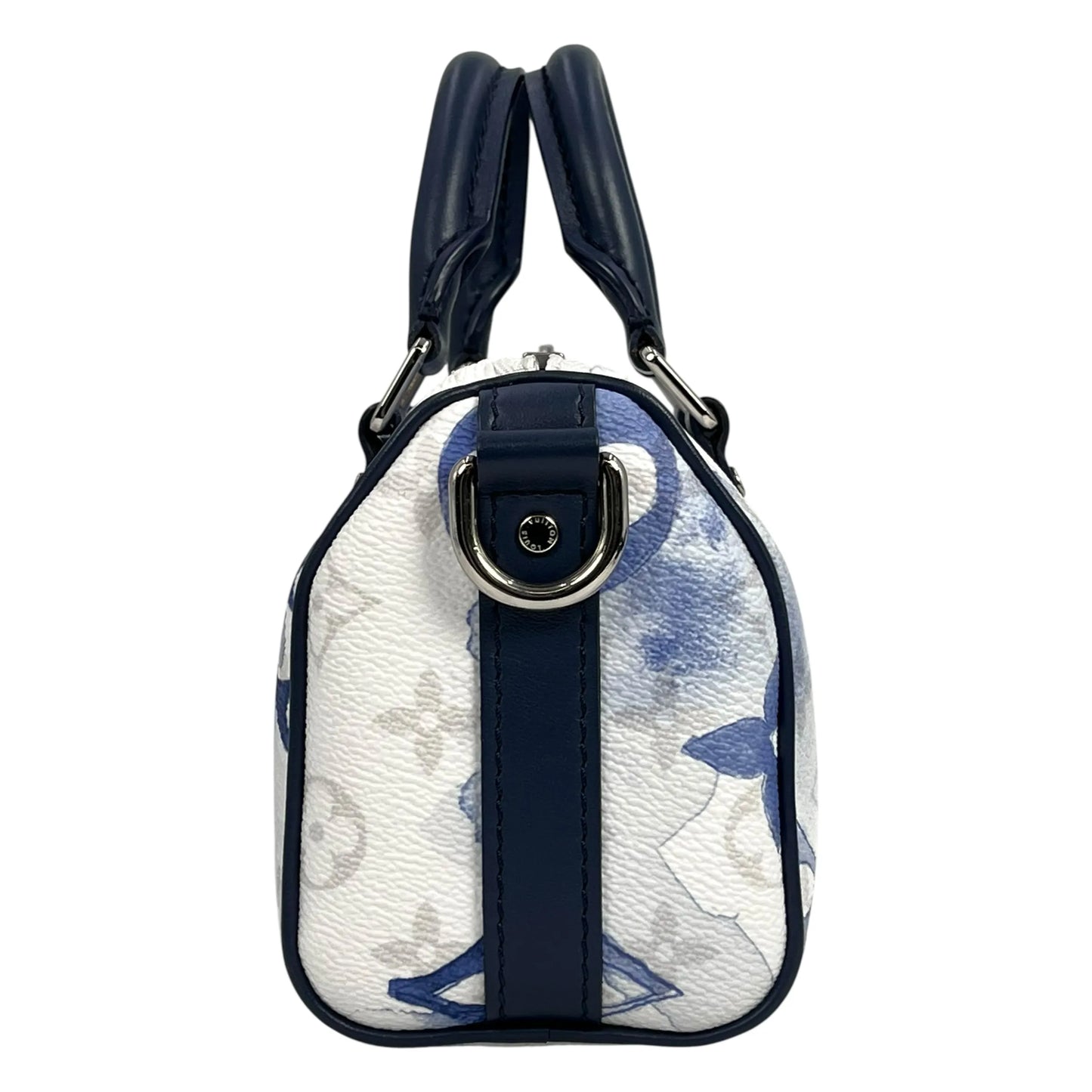 Louis Vuitton Monogram Watercolor Keepall XS Shoulder Bag Mini Bag - White × Blue