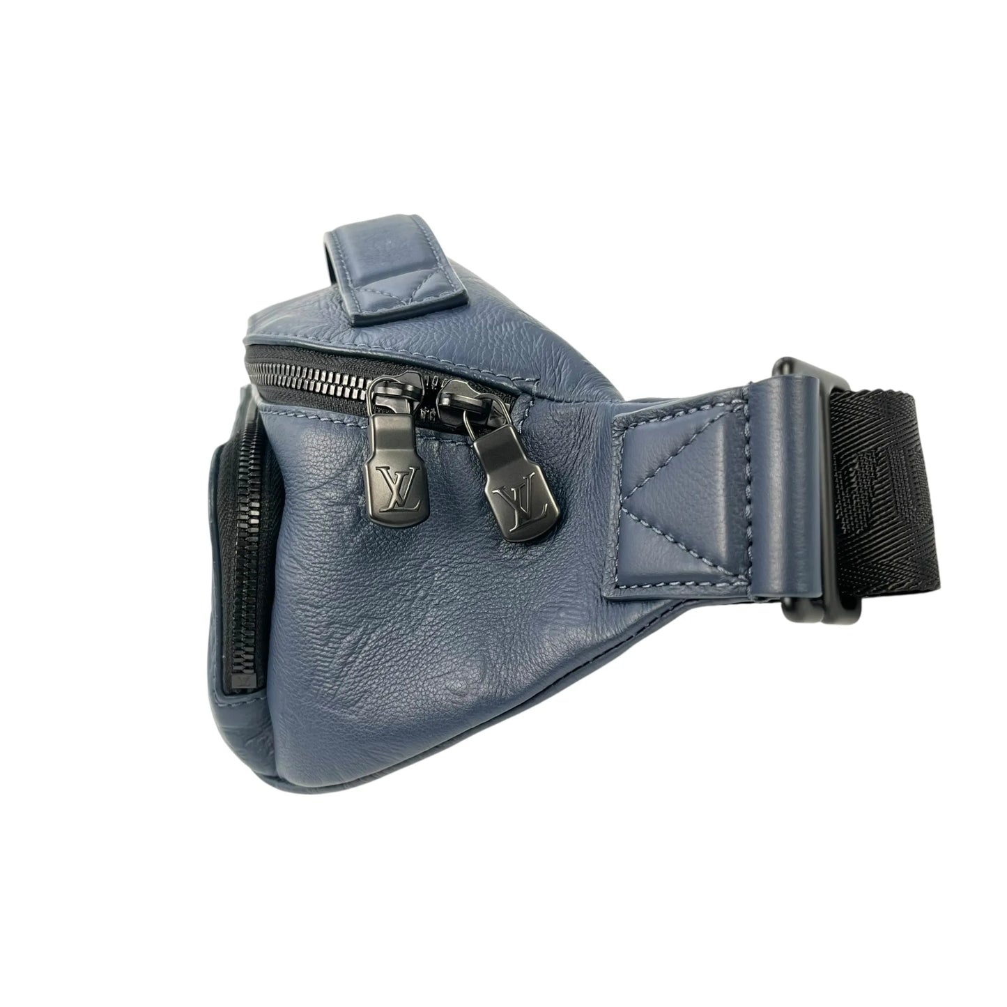 Louis Vuitton Monogram Shadow Discovery Bum Bag Body Bag - Navy