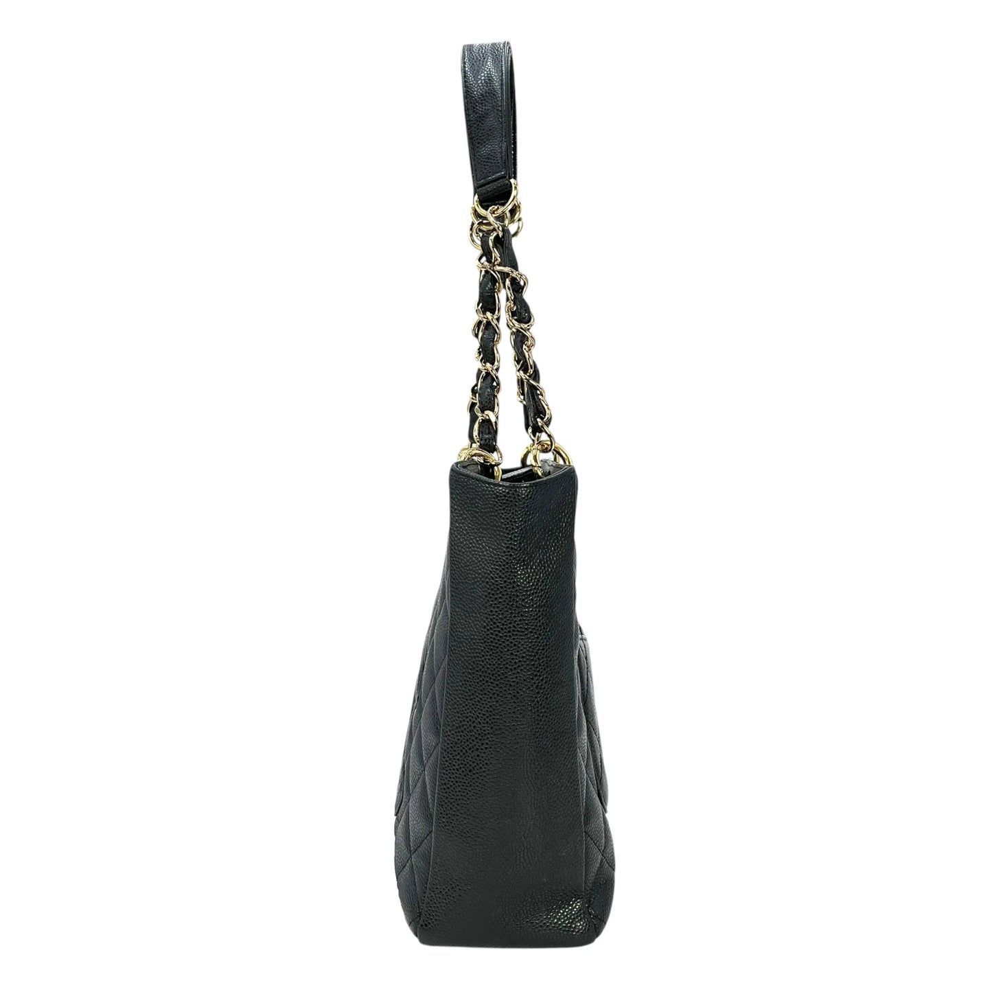 CHANEL PST Cain Tote Bag - Black