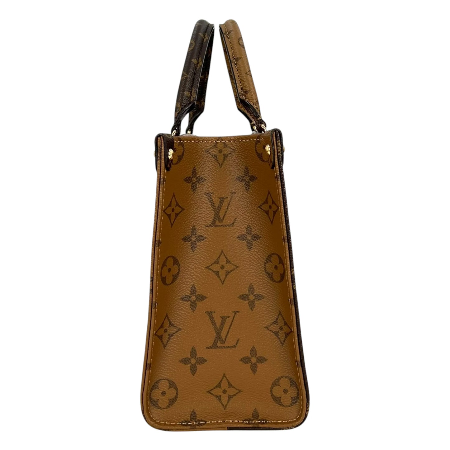 Louis Vuitton Giant Monogram Canvas On The Go PM Hand Bag Shoulder Bag - Brown