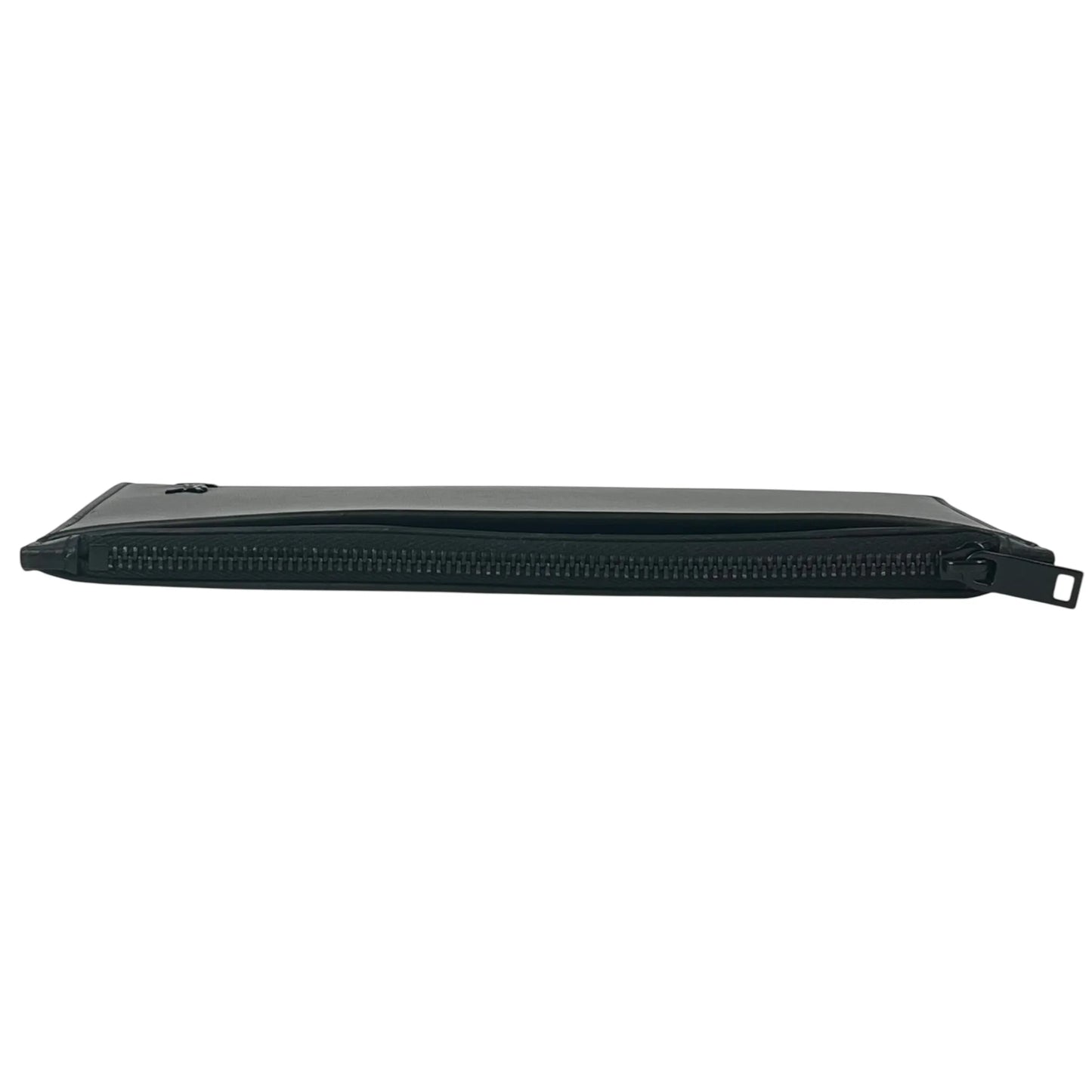SAINT LAURENT Leather Pouch Long Wallet - Black