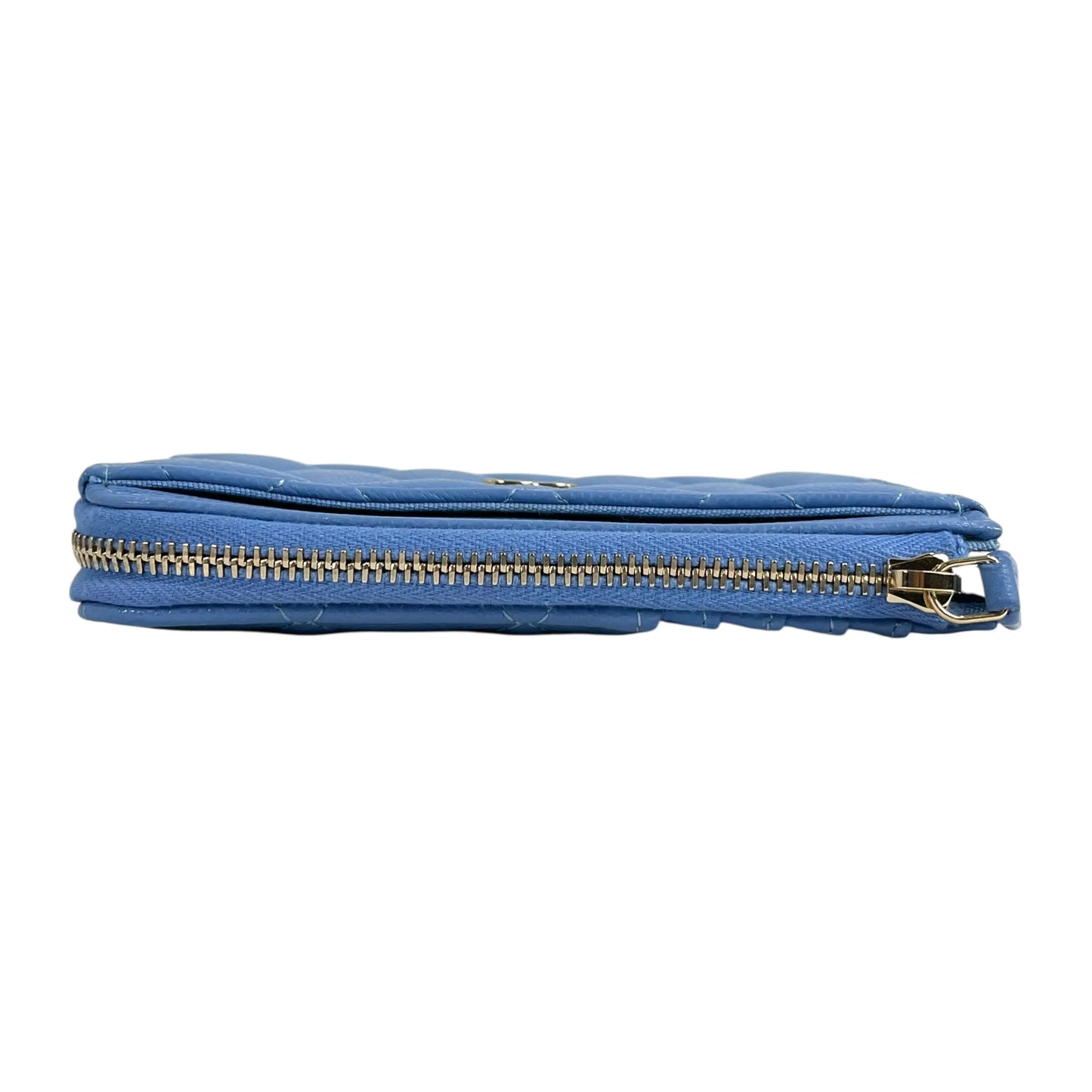 CHANEL Caviarskin Classic Zipped Coin Case - Blue