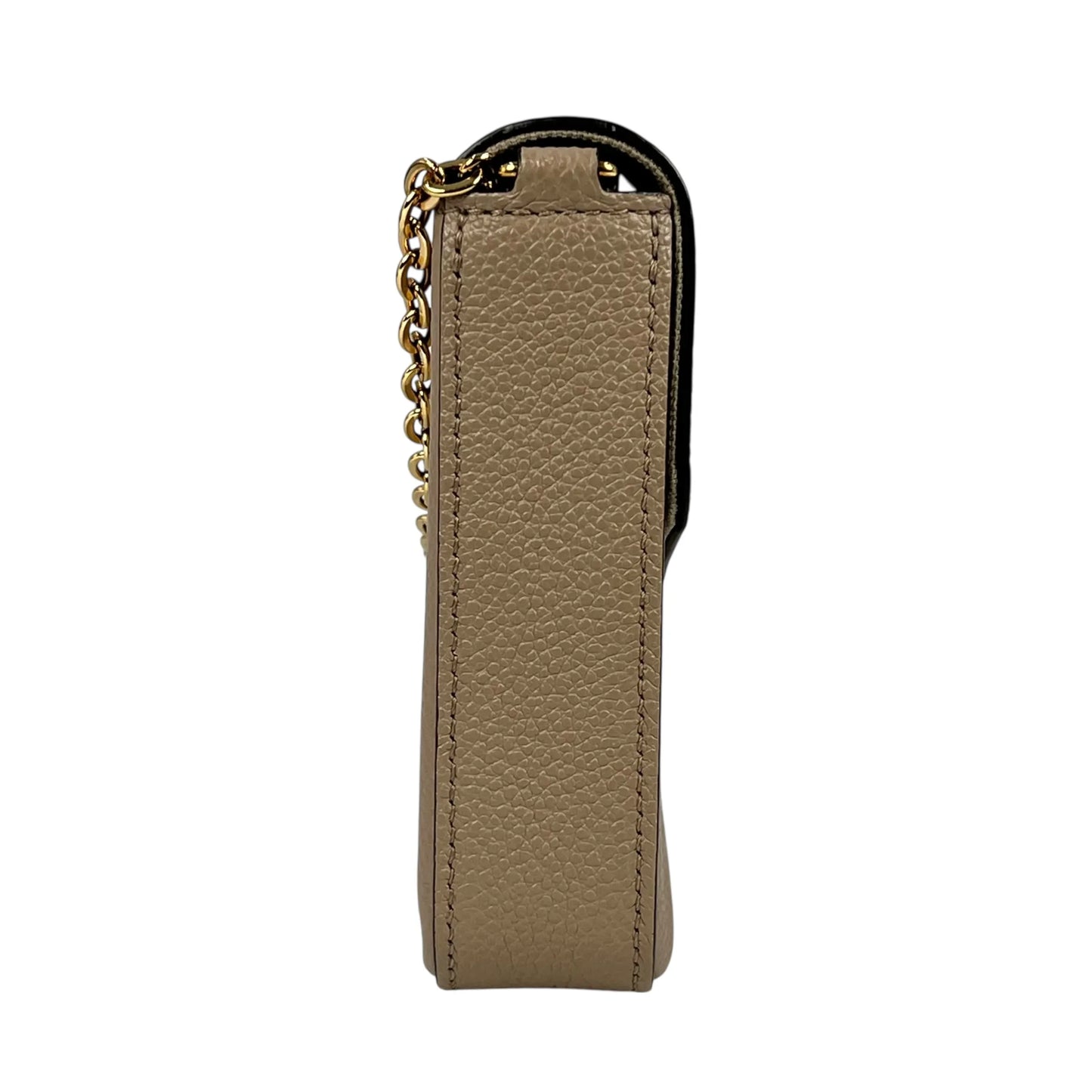 LOUIS VUITTON Pochette Felicie Monogram Empreinte Chain Wallet - Beige
