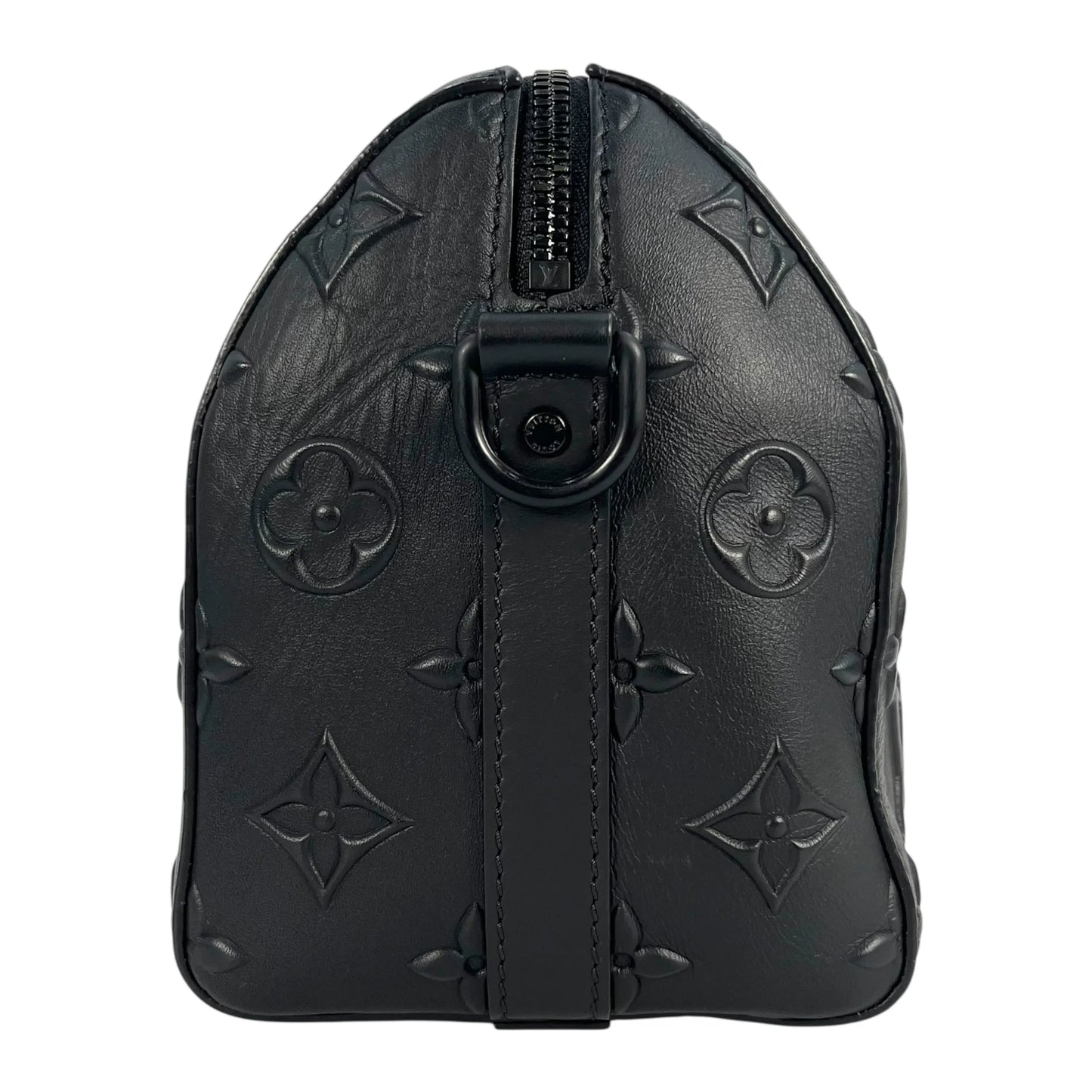 LOUIS VUITTON City Keepall Monogram Seal Shoulder Bag - Black