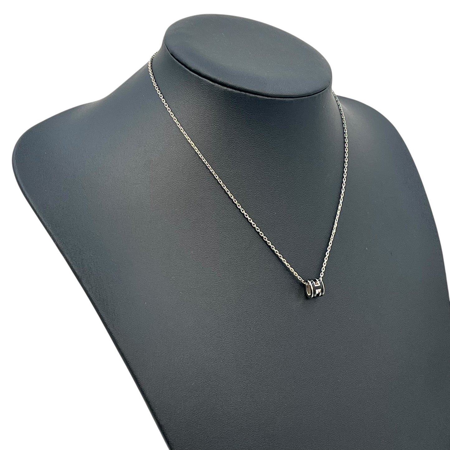 Hermès Mini Pop Ash Necklace Black