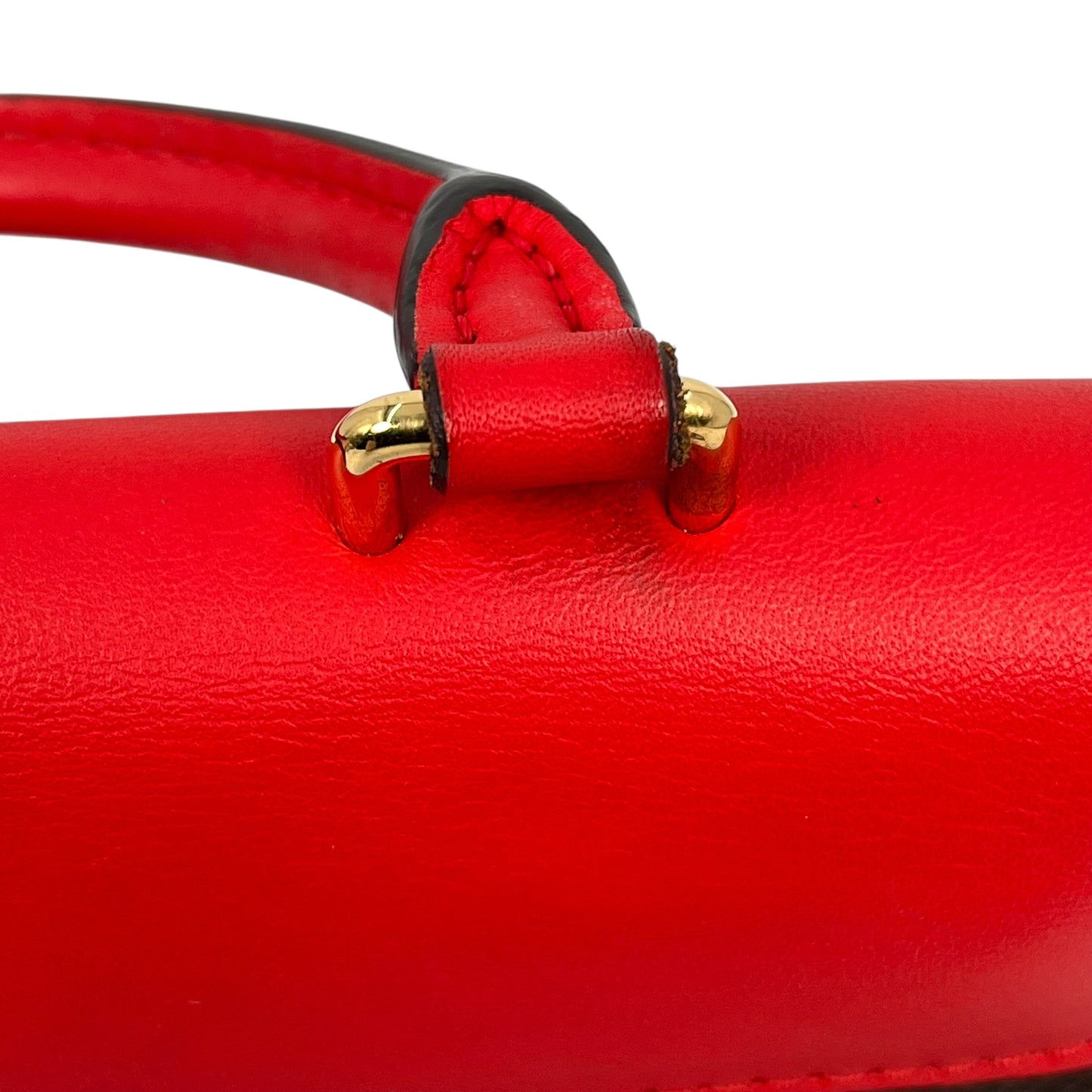 Louis Vuitton Lock BB Hand Bag Shoulder Bag - Red