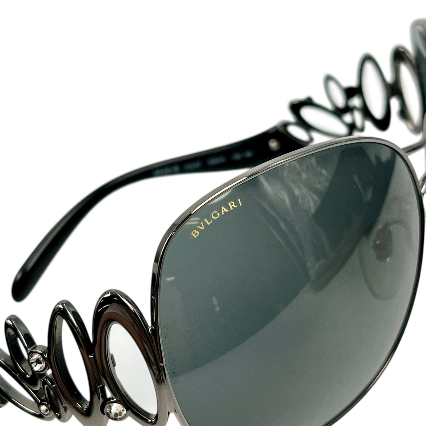 BVLGARI Rhinestone Sunglasses