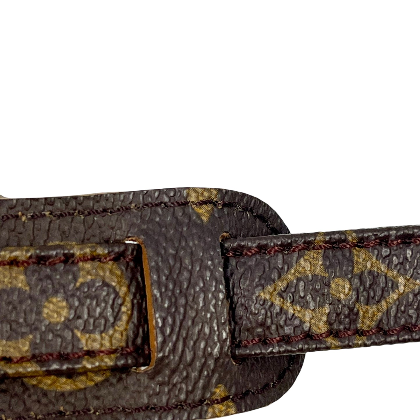 Louis Vuitton Monogram Canvas Leather Shoulder Strap 101cm