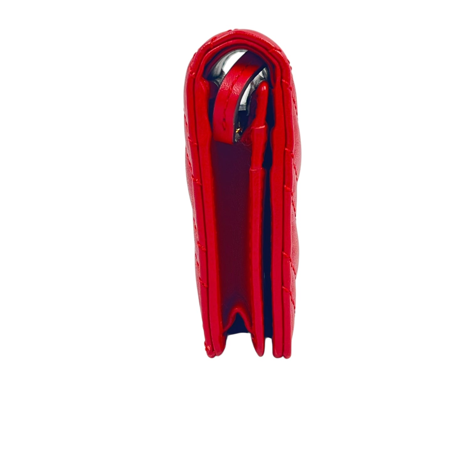 GUCCI GG Marmont Compact Wallet - Red