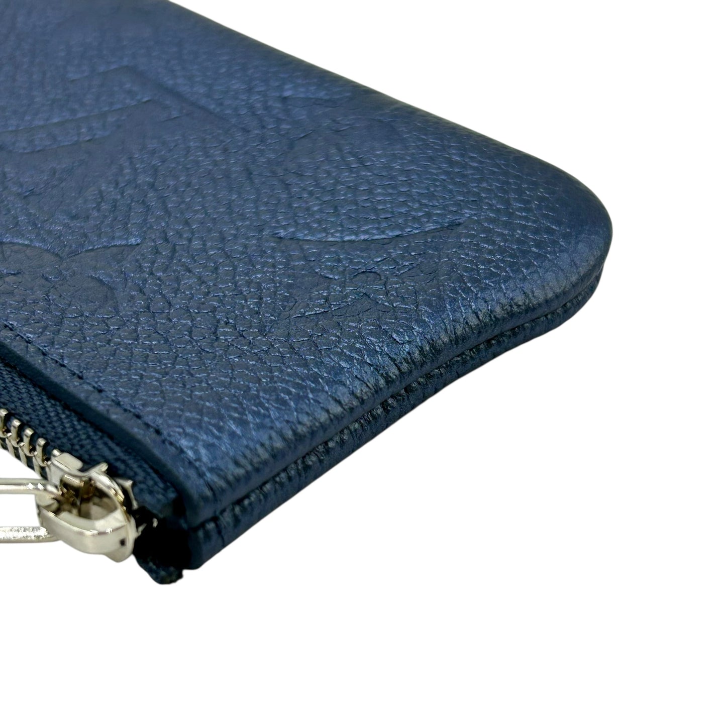 Louis Vuitton Monogram Empreinte Pochette Cles Coin Case - Blue