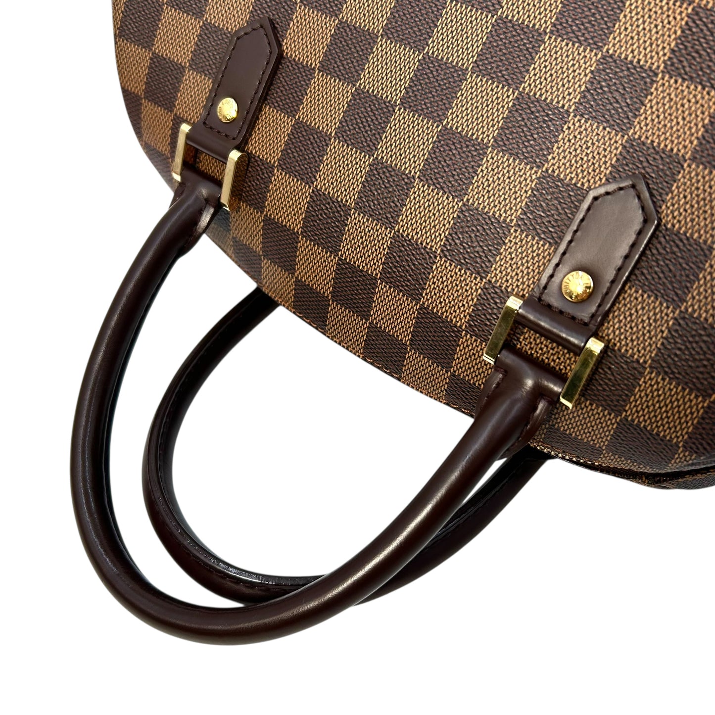 Louis Vuitton Damier Robera MM Hand Bag - Brown