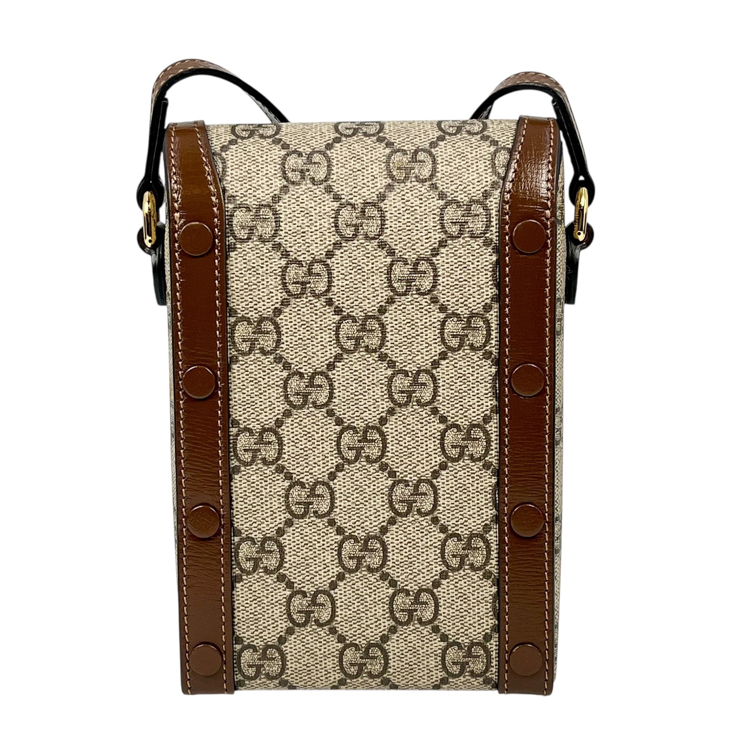 GUCCI GG Supreme Horsebit 1955 Mini Shoulder Bag